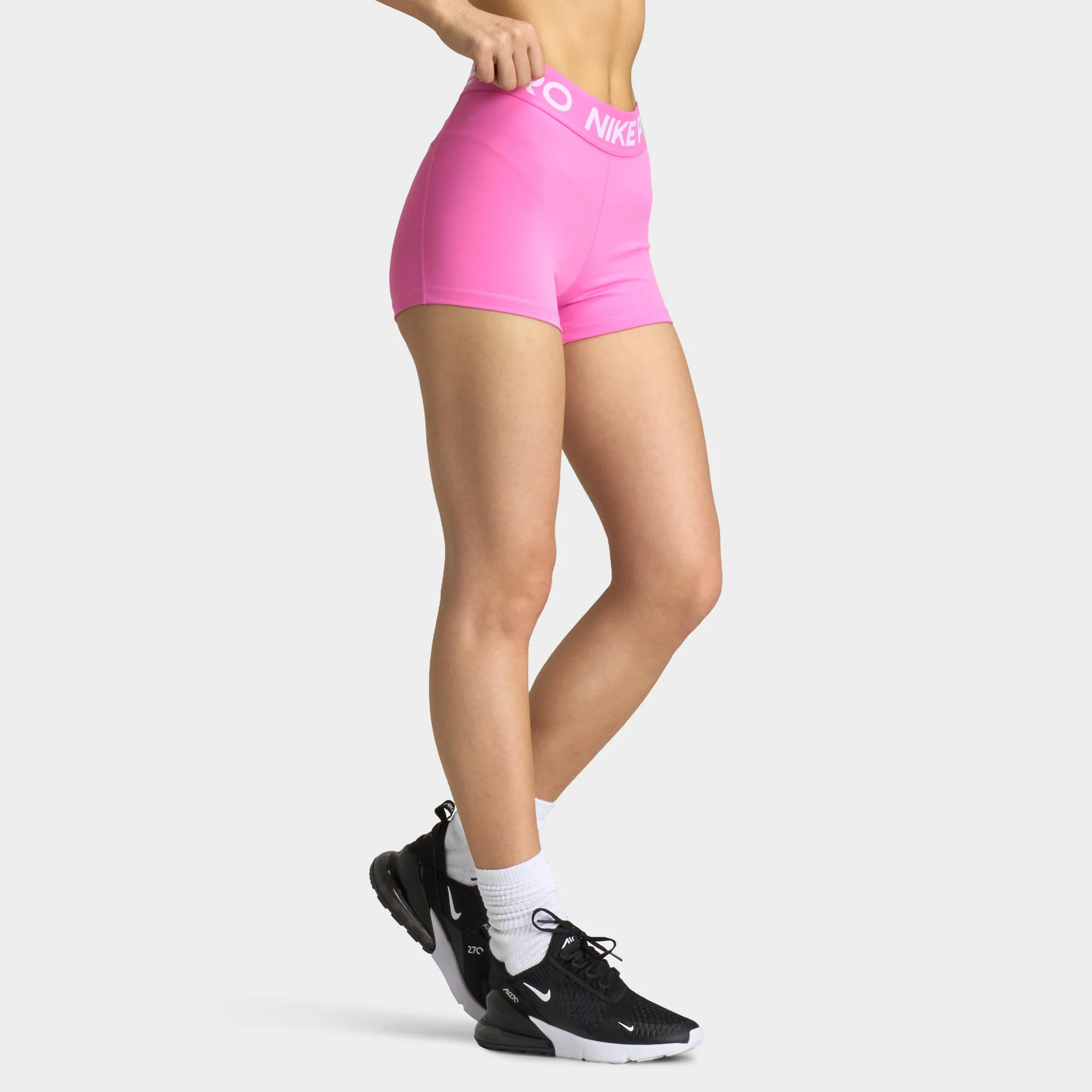 Nike Pro Women's 365 Shorts 3" Playful Pink / White - Image 4