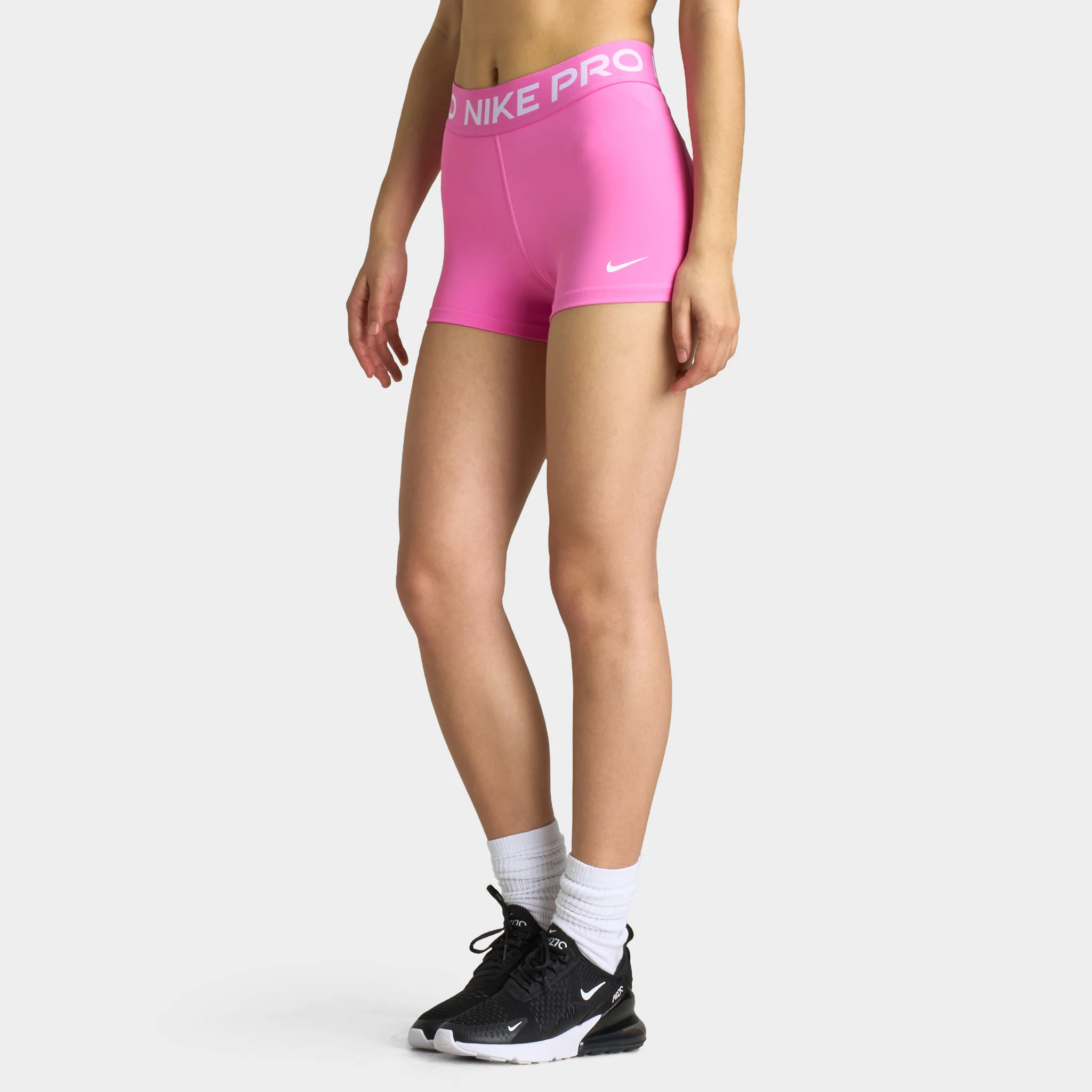 Nike Pro Women's 365 Shorts 3" Playful Pink / White - Image 5