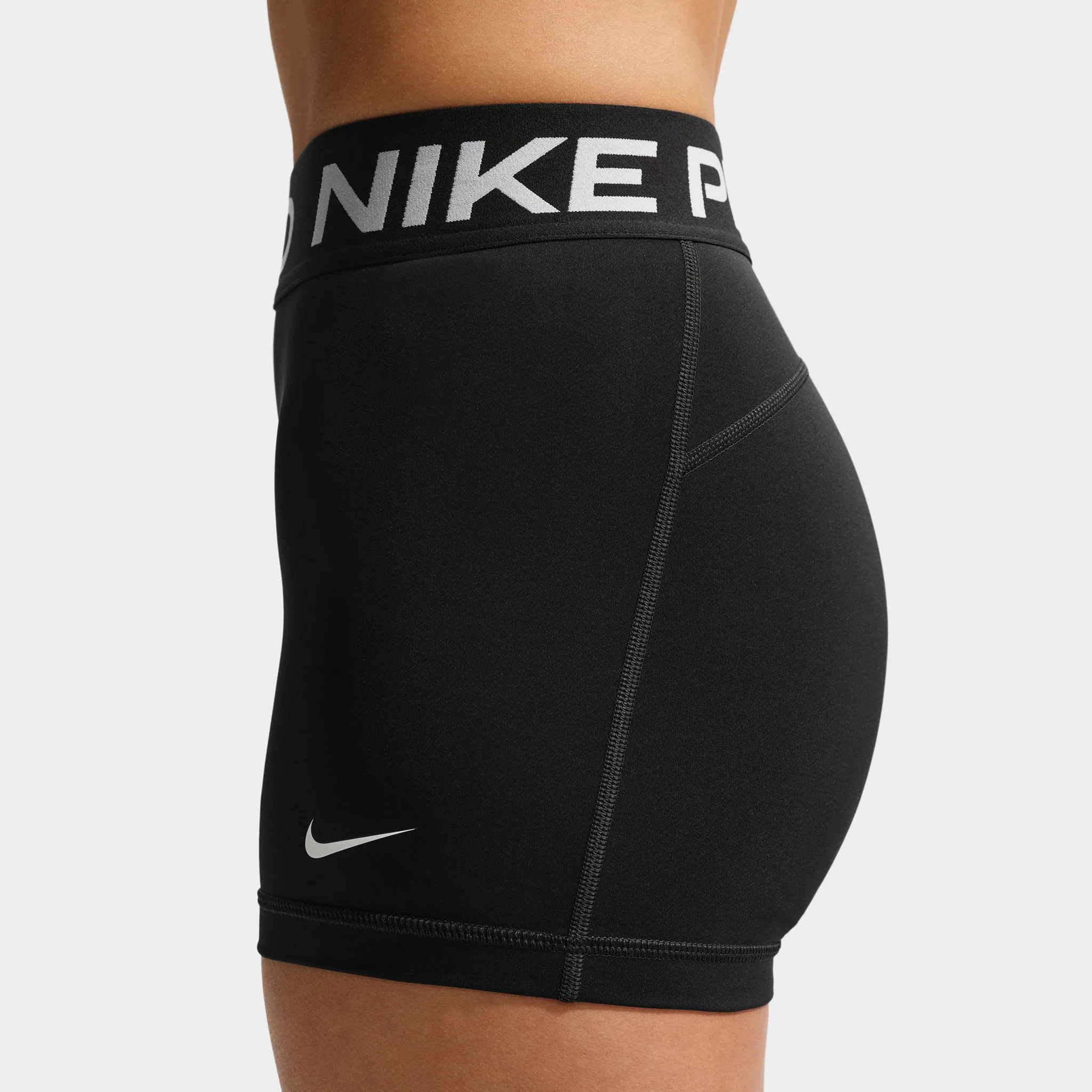 Nike Pro Women's DF 365 Midrise 3" Shorts USM / Black / White - Image 3