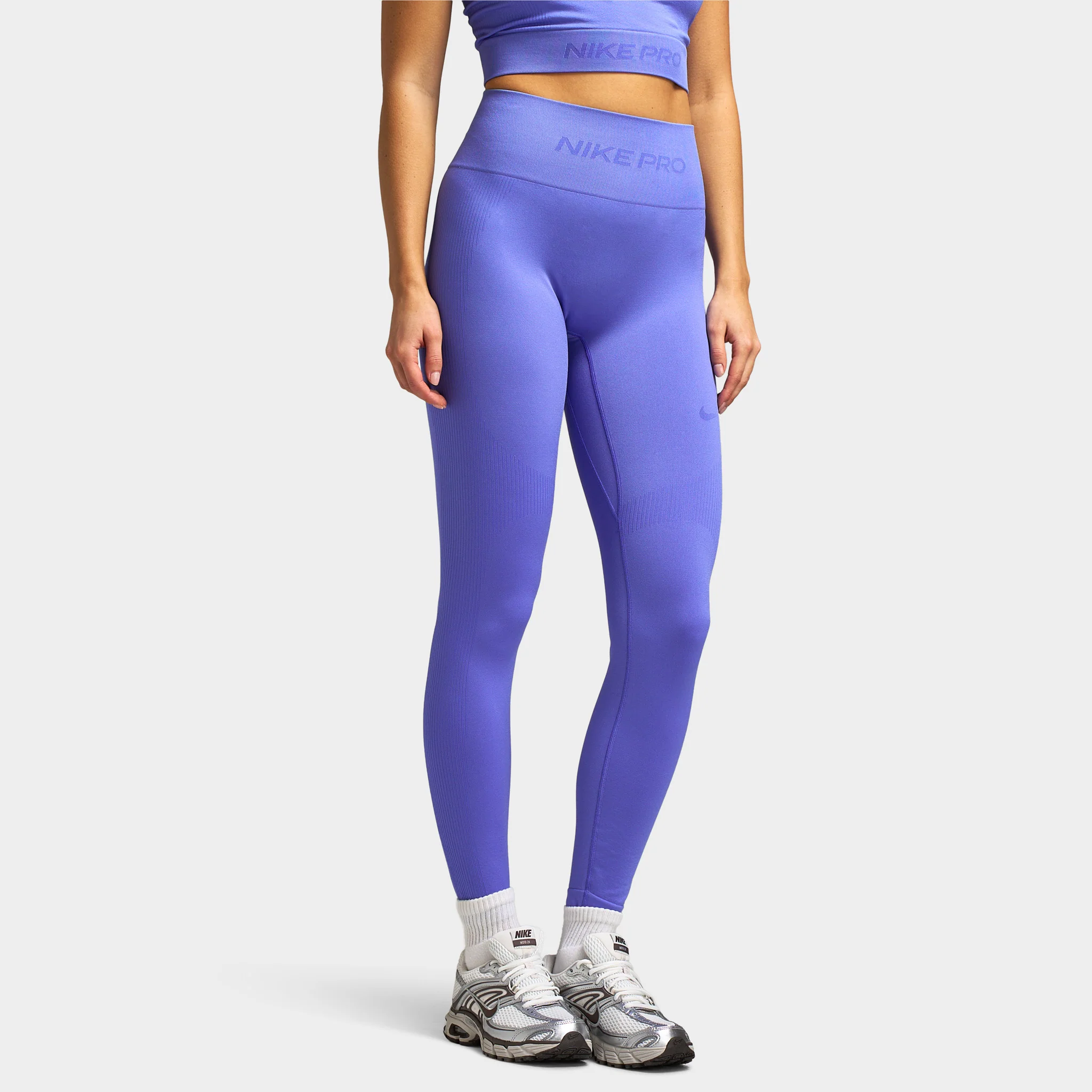 Nike Pro Women�s Dry Fit Seamless Highrise 7/8 Tight / Sapphire - Image 5