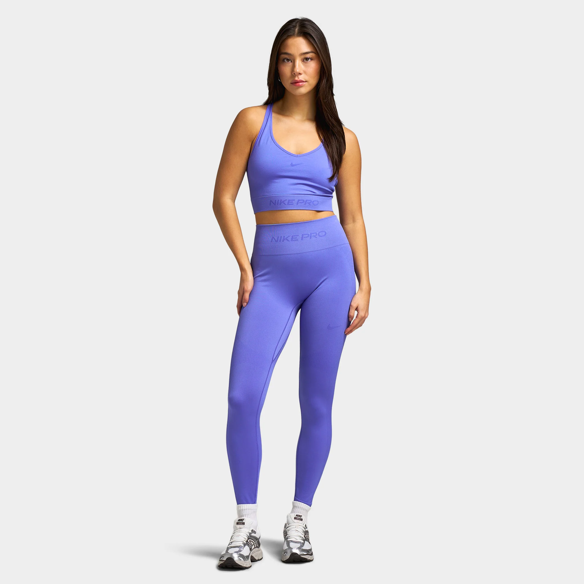 Nike Pro Women�s Dry Fit Seamless Highrise 7/8 Tight / Sapphire - Image 6