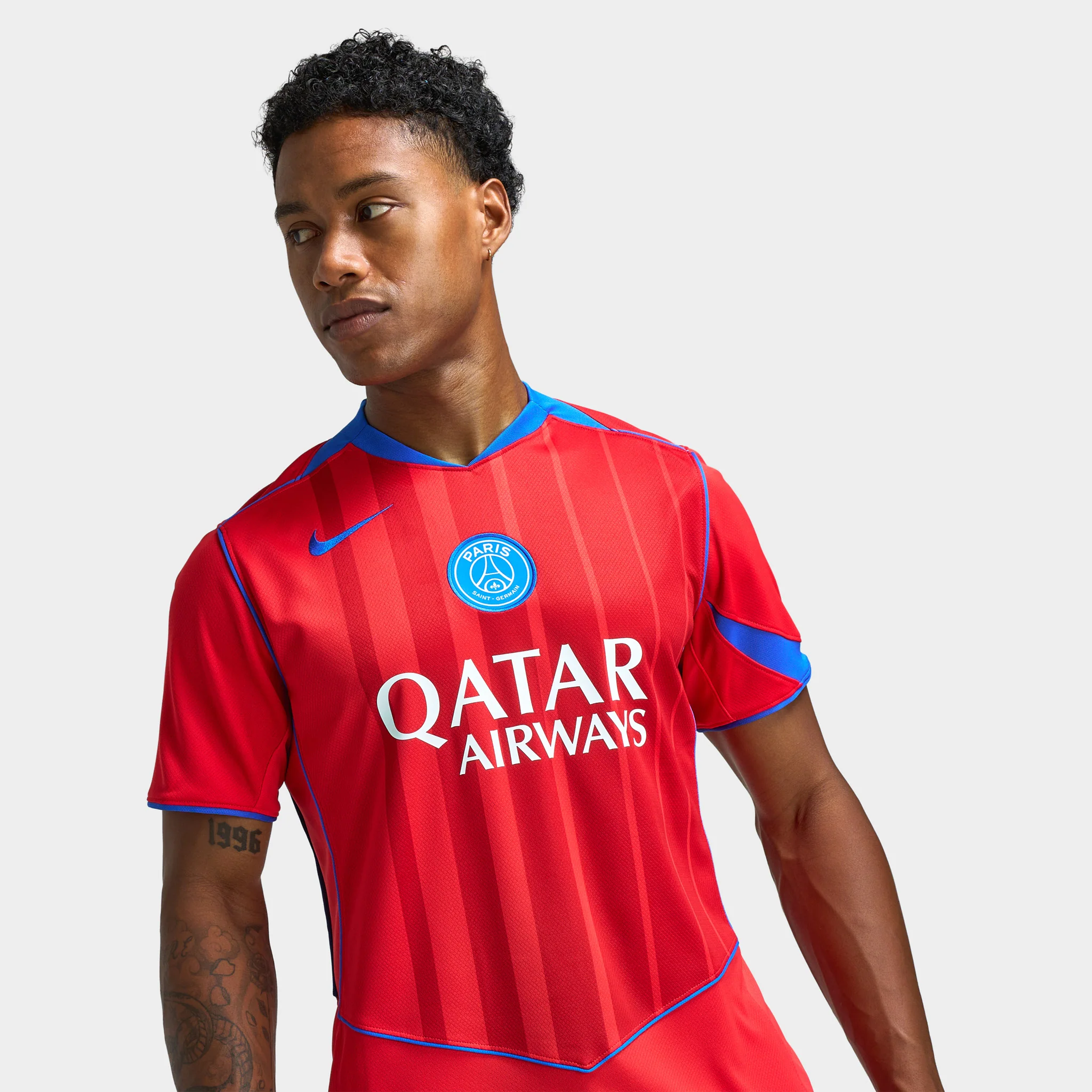 Nike PSG Stad 3R Dri-FIT Jersey Global Red / Sport Red - Hyper Royal - Image 3
