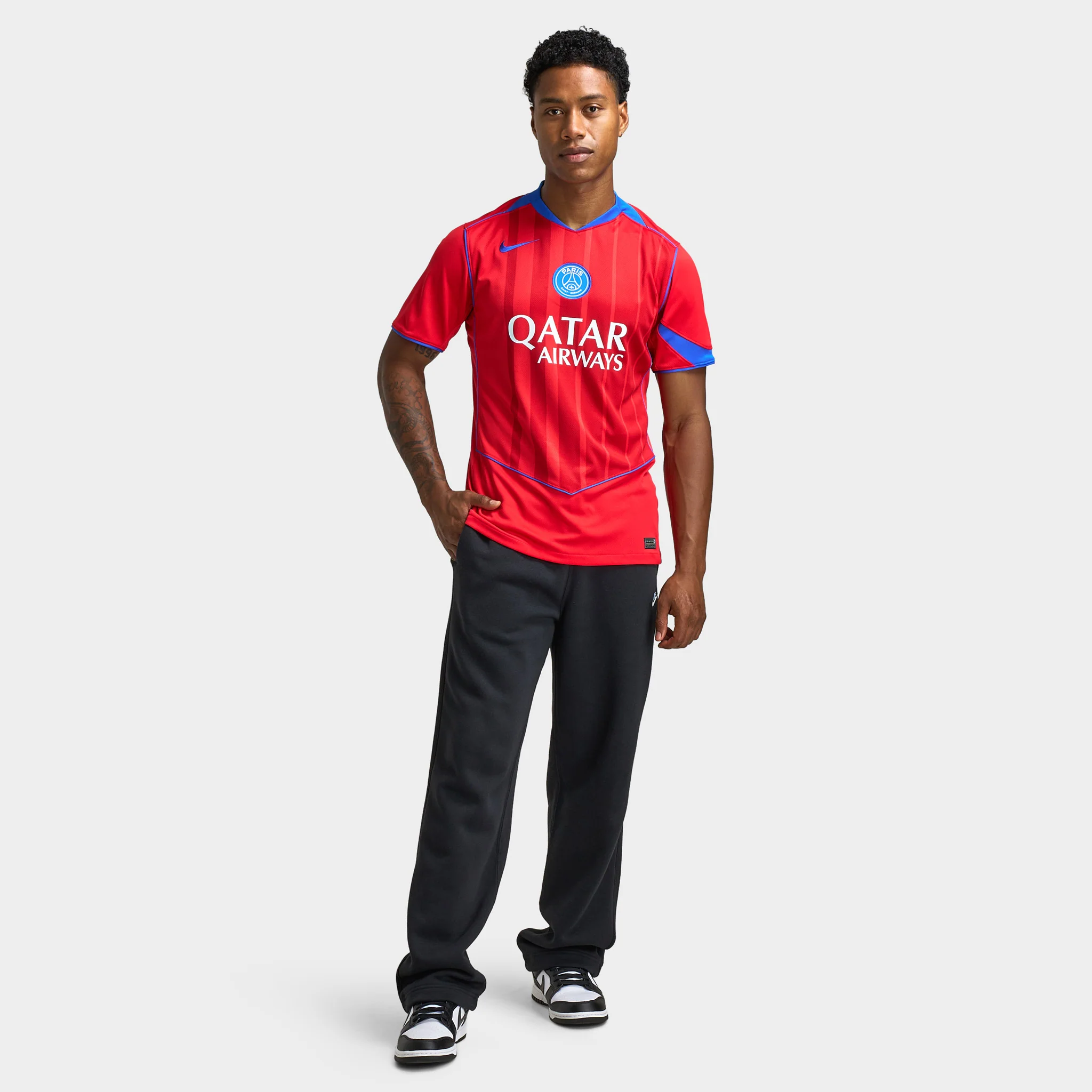 Nike PSG Stad 3R Dri-FIT Jersey Global Red / Sport Red - Hyper Royal - Image 6