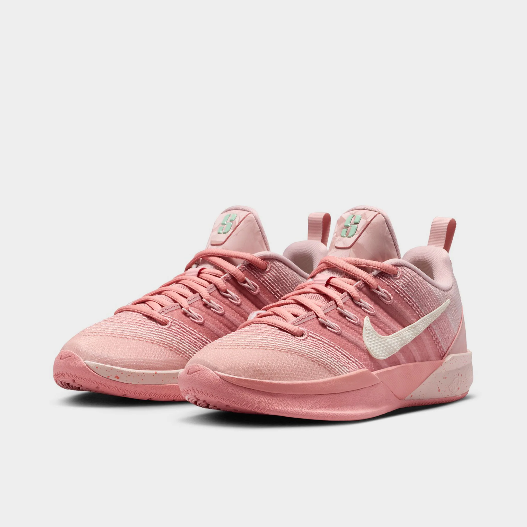 Nike Sabrina 3 GS Pink Oxford / Coconut Milk - Red Stardust - Image 2