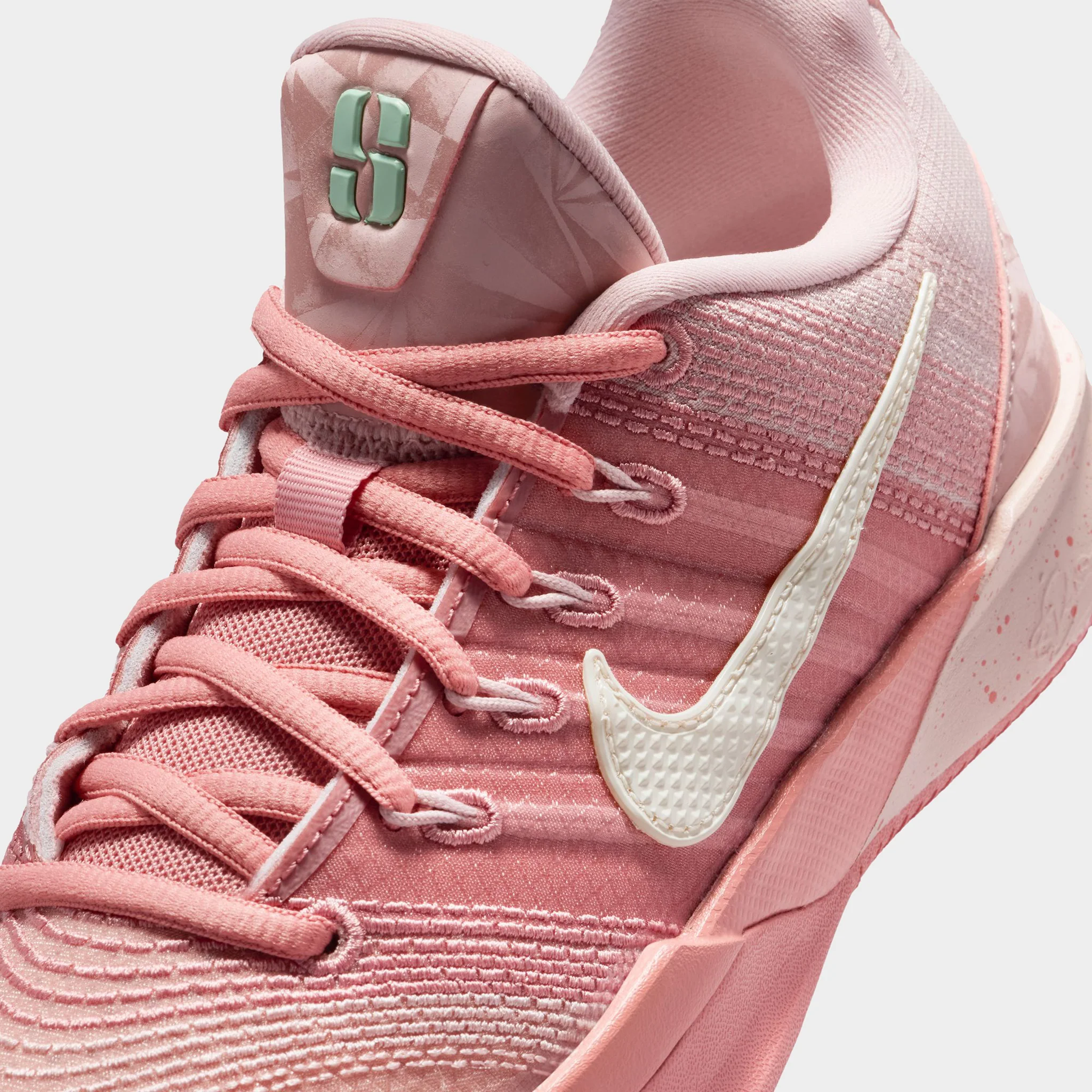 Nike Sabrina 3 GS Pink Oxford / Coconut Milk - Red Stardust - Image 6