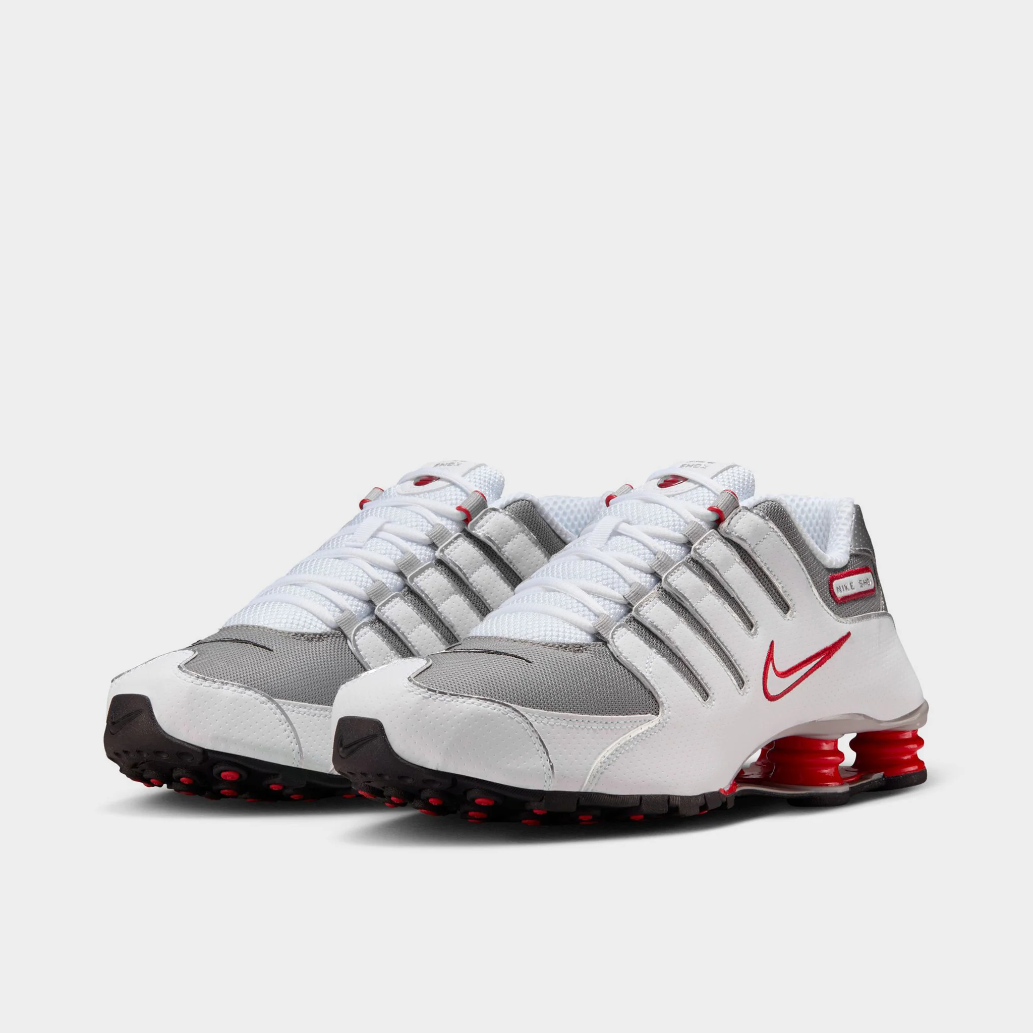 Nike Shox NZ White / Red / Grey - Image 2