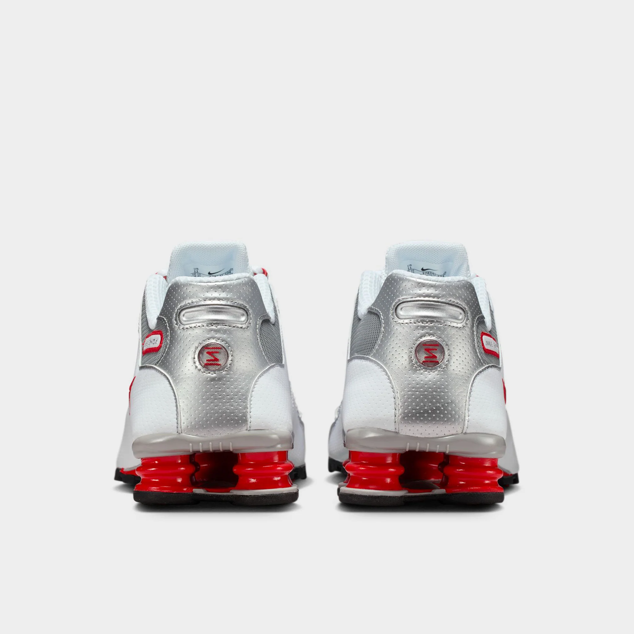 Nike Shox NZ White / Red / Grey - Image 4