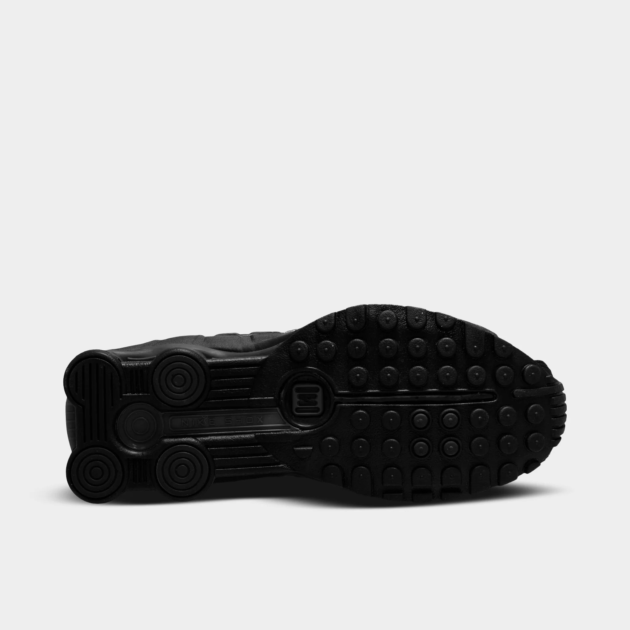 Nike Shox R4 GS Black / Black - Bright Crimson - Image 6