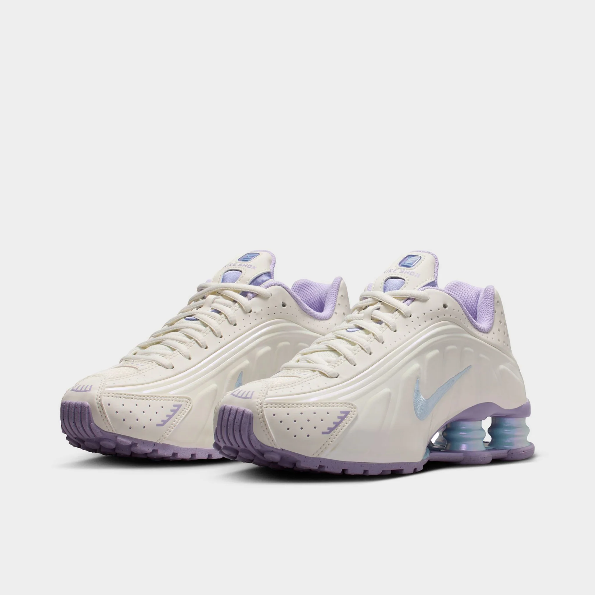 Nike Shox R4 NA13 GS Soft Pearl / Celestine Blue - Hydrangeas - Image 2