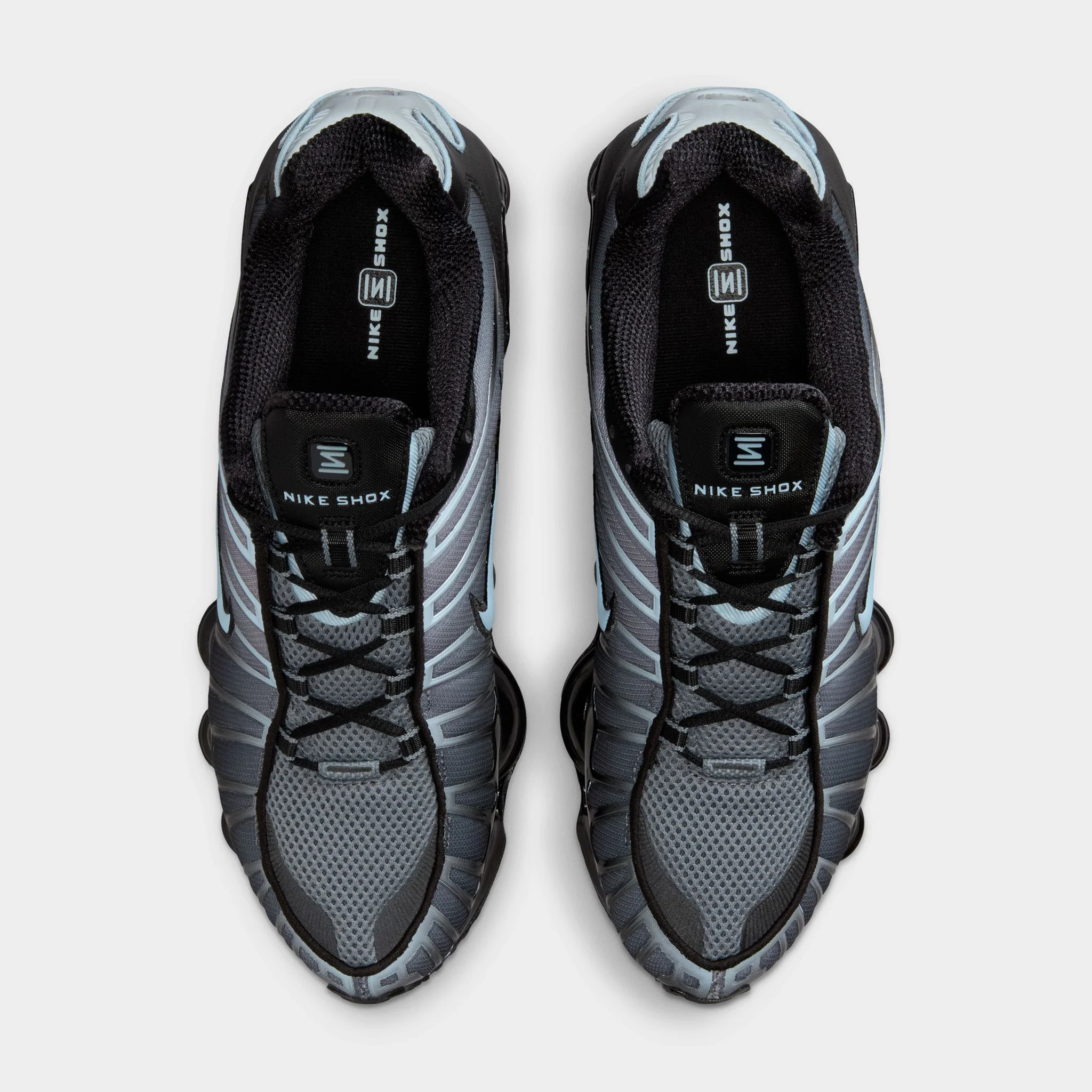 Nike Shox TL Black / Celestine Blue - Cool Grey - Image 5