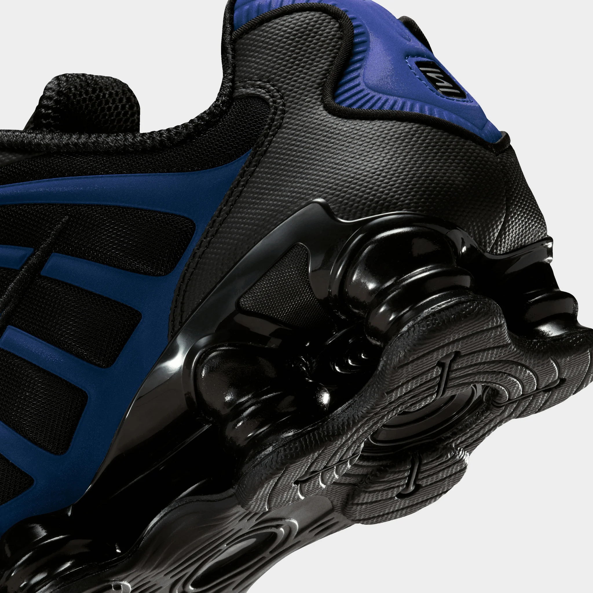 Nike Shox TL Black / Court Blue - Metallic Silve - Image 3