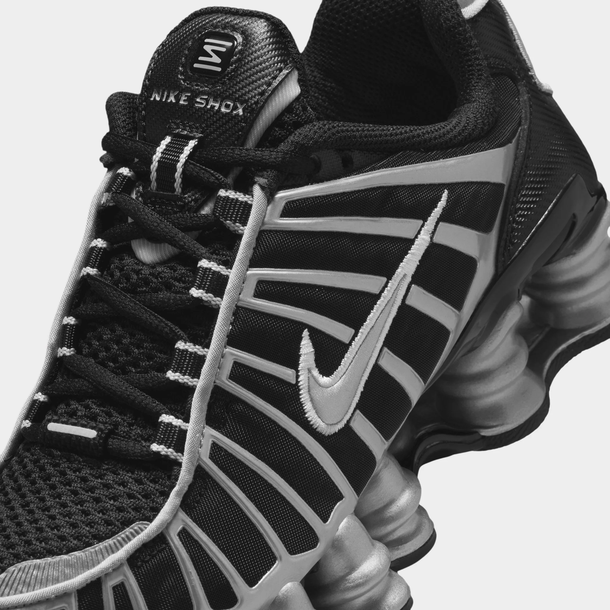 Nike Shox TL Black / Metallic Silver - Volt - Image 3