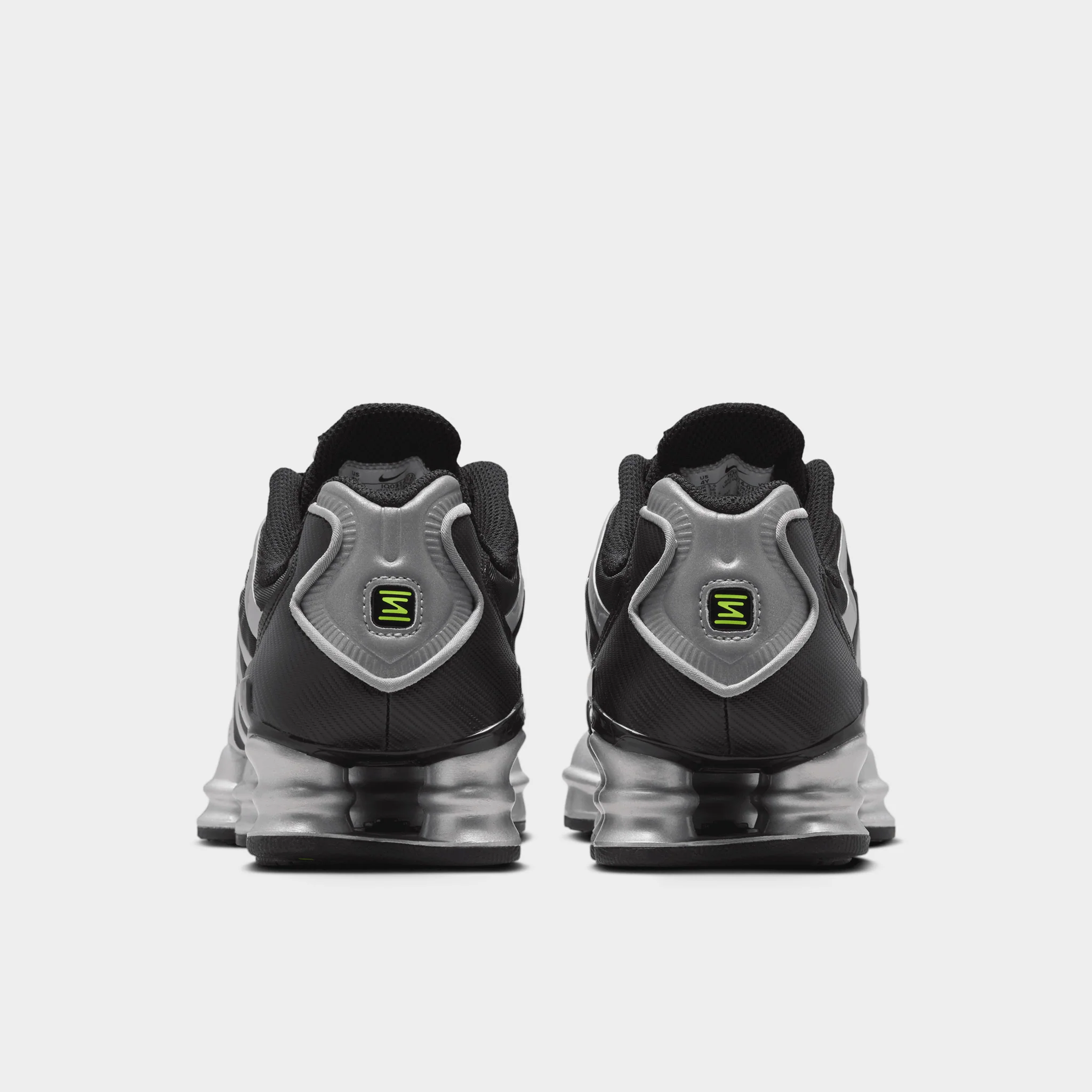 Nike Shox TL Black / Metallic Silver - Volt - Image 4