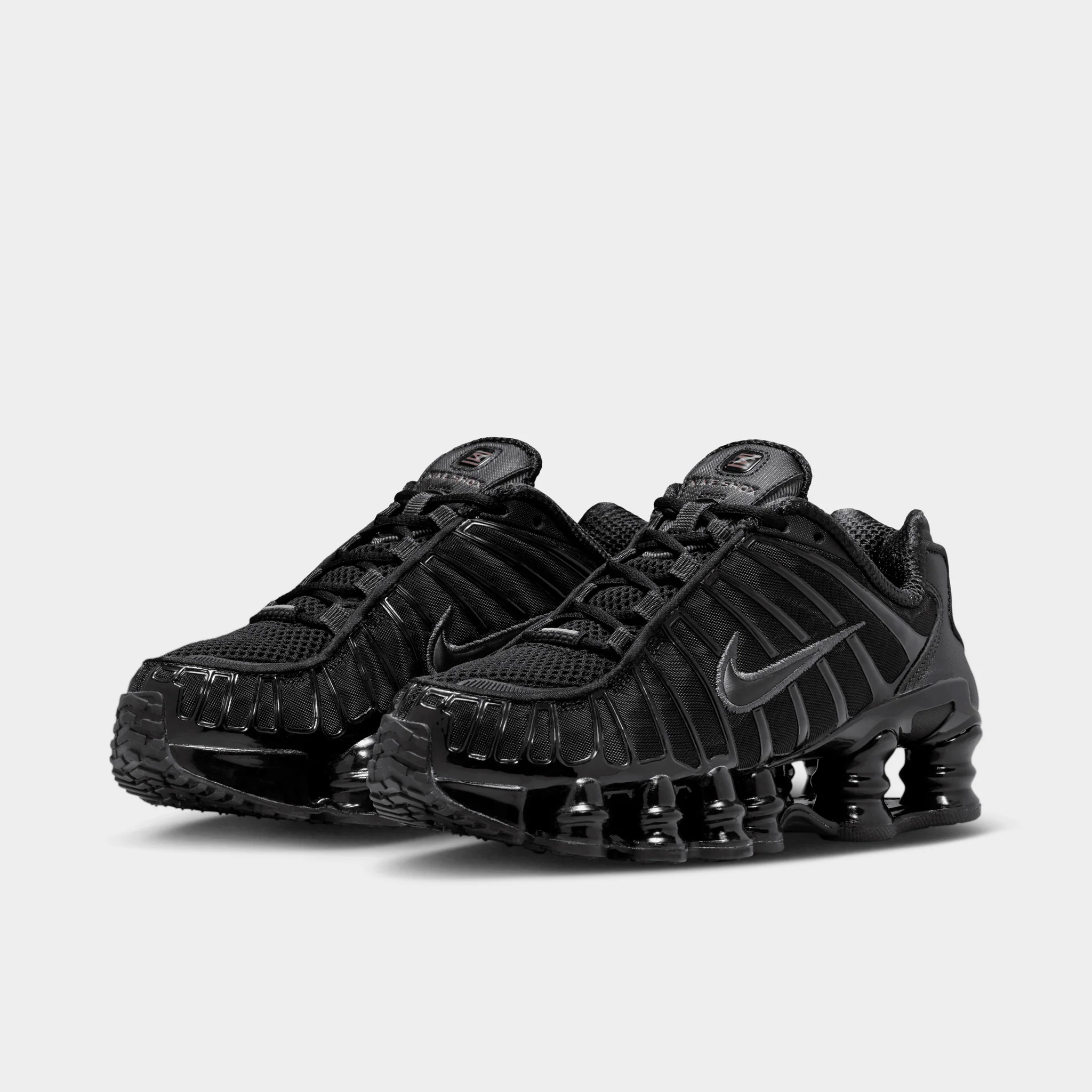 Nike Shox TL GS Black / Black - Metallic Hematite - Image 2