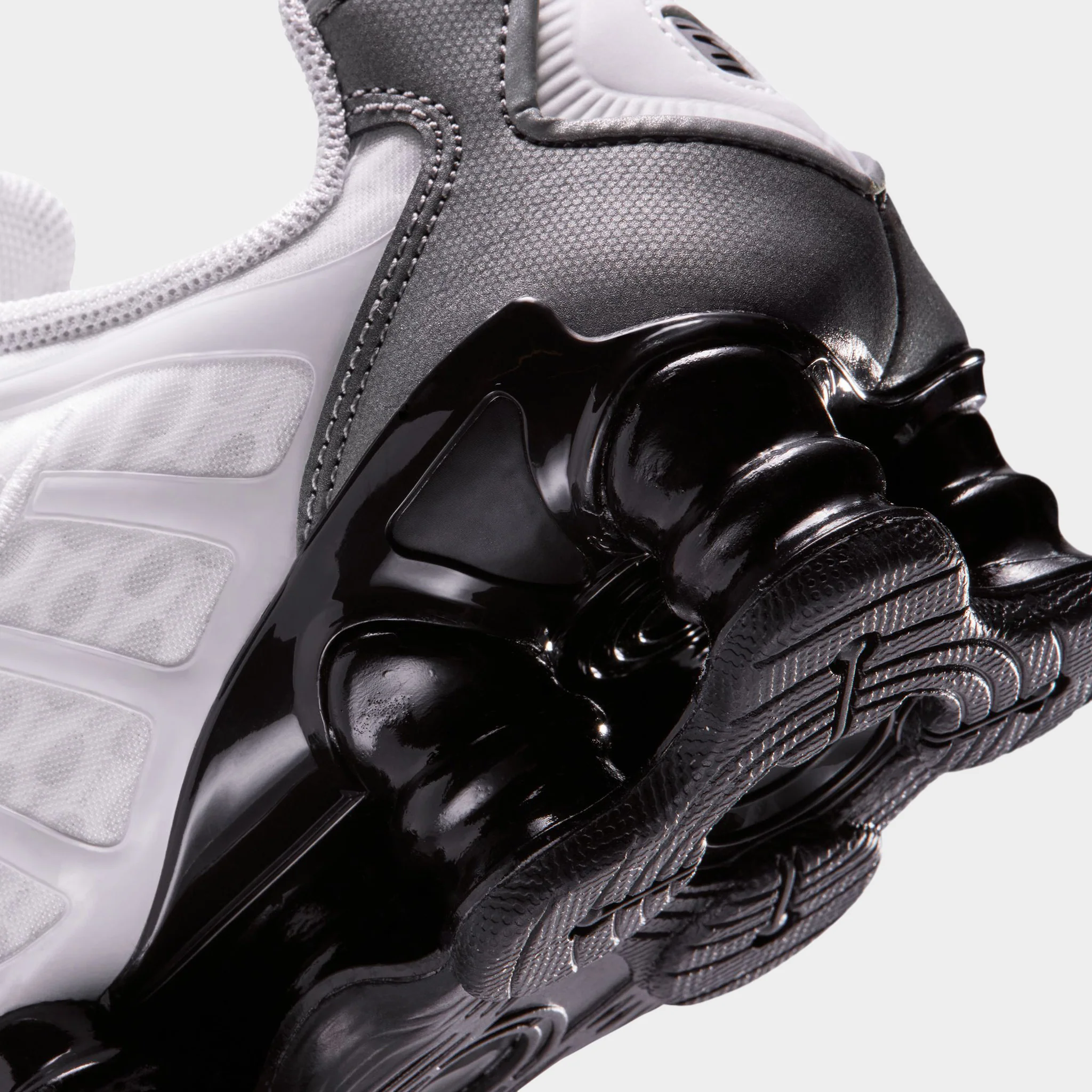 Nike Shox TL GS White / Metallic Cool Grey - Cool Grey - Image 4