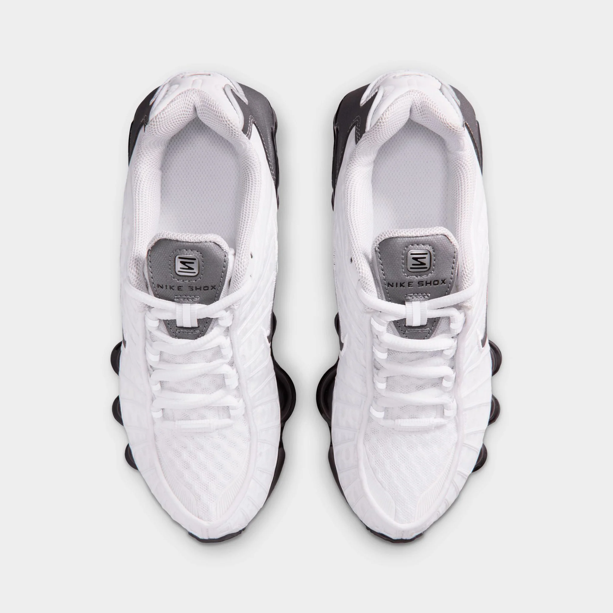 Nike Shox TL GS White / Metallic Cool Grey - Cool Grey - Image 6