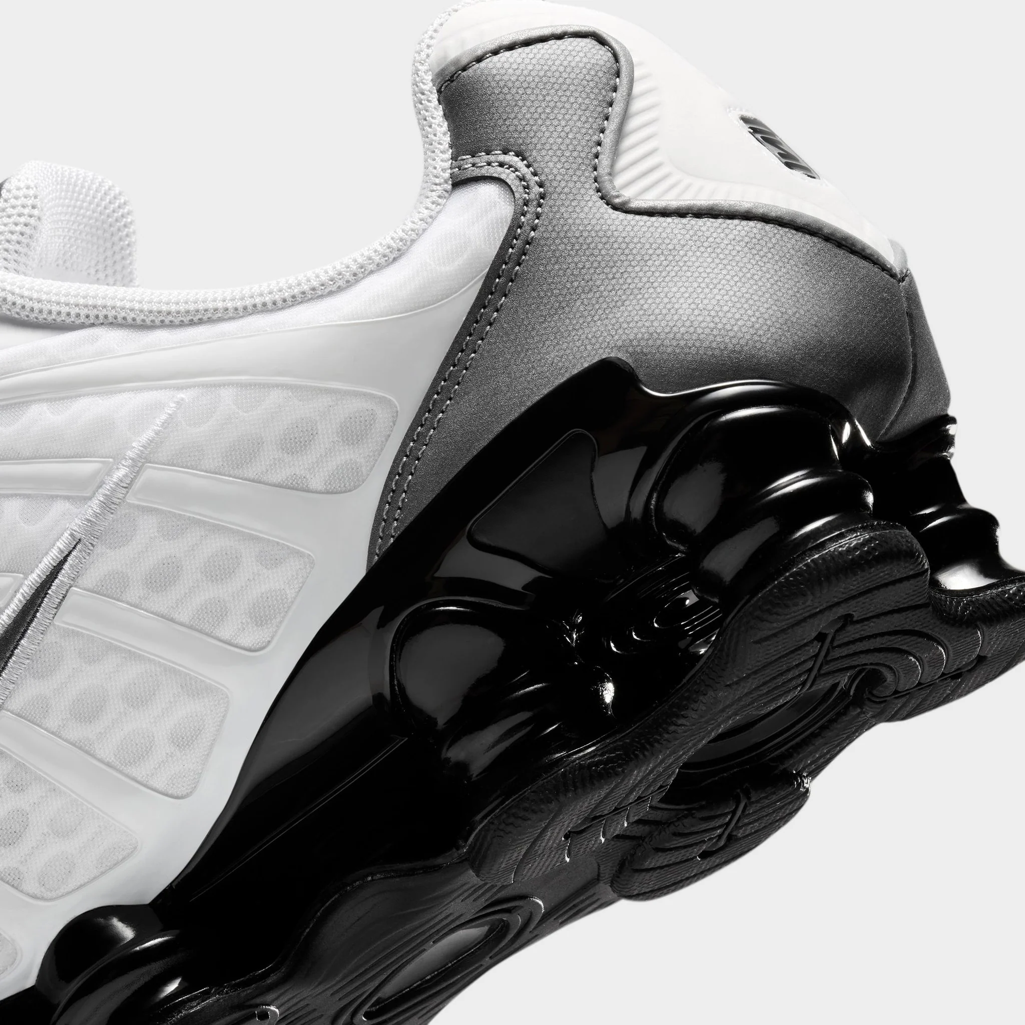 Nike Shox TL White / Metallic Cool Grey - Black - Image 3