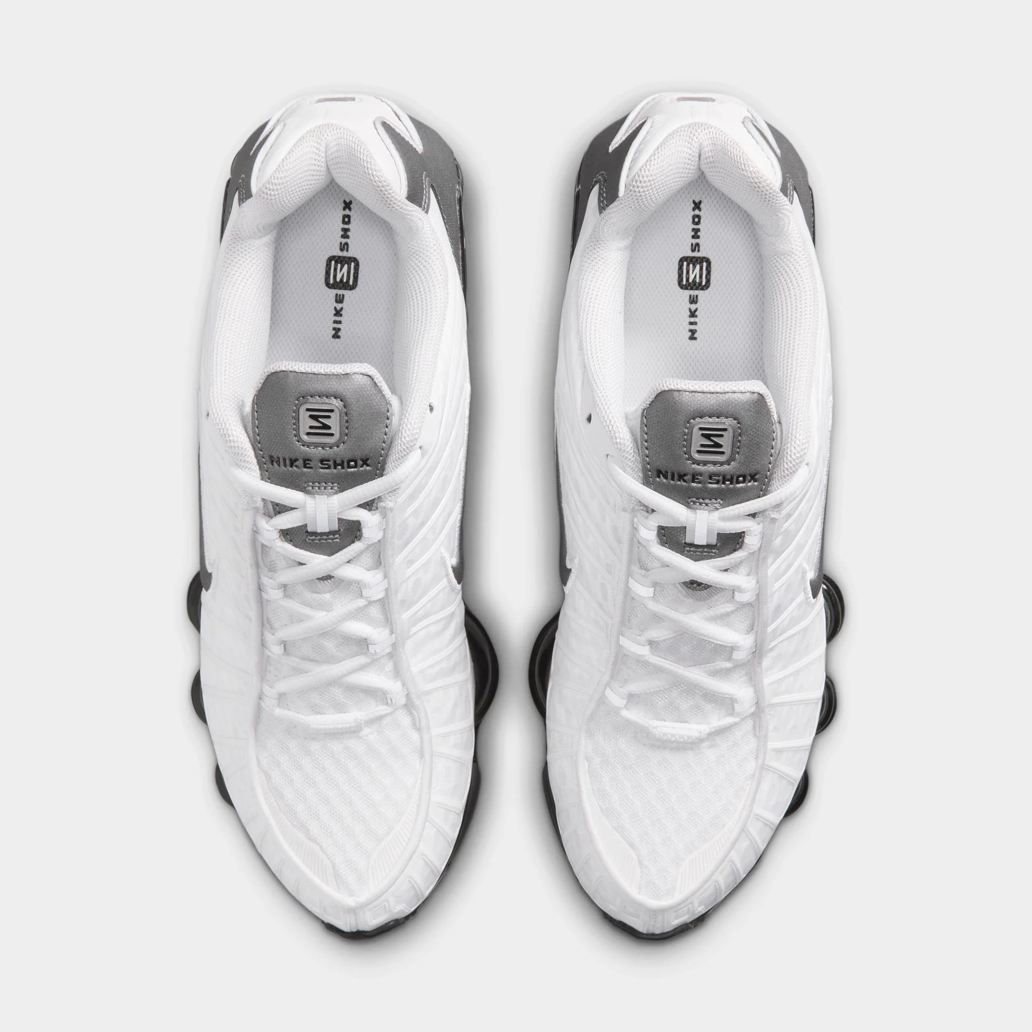 Nike Shox TL White / Metallic Cool Grey - Black - Image 6