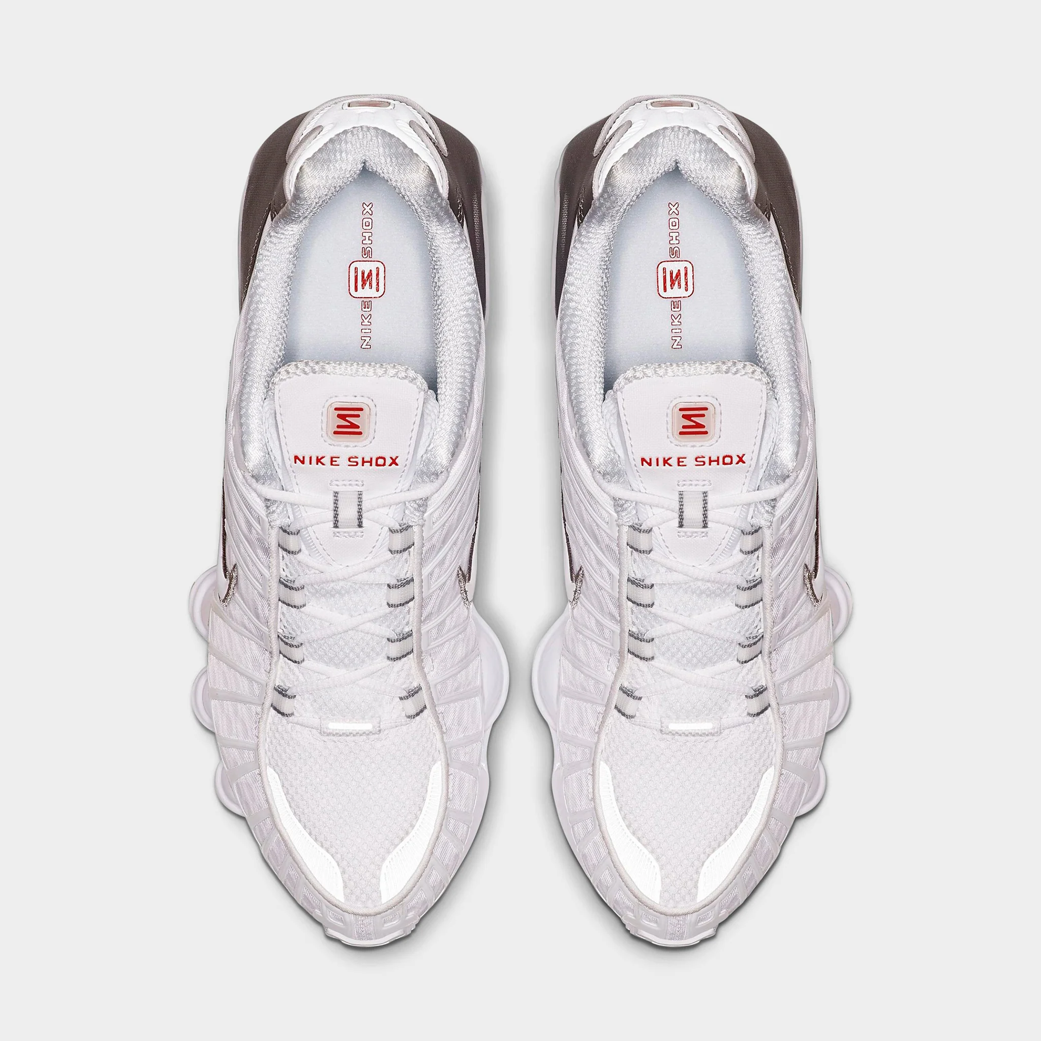Nike Shox TL White / White - Metallic Silver - Image 4