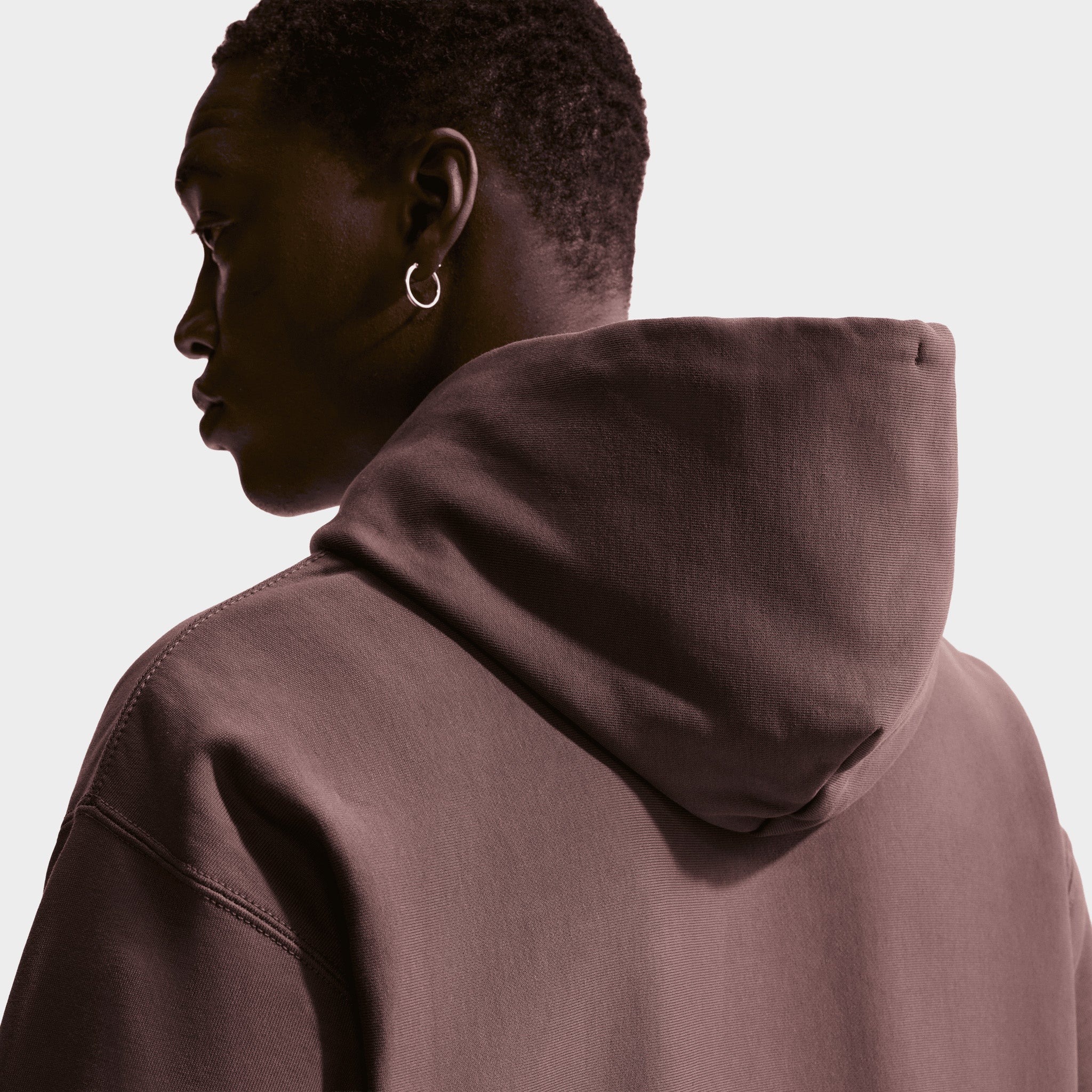 Nike Solo Swoosh Hoodie / Purple - Image 2