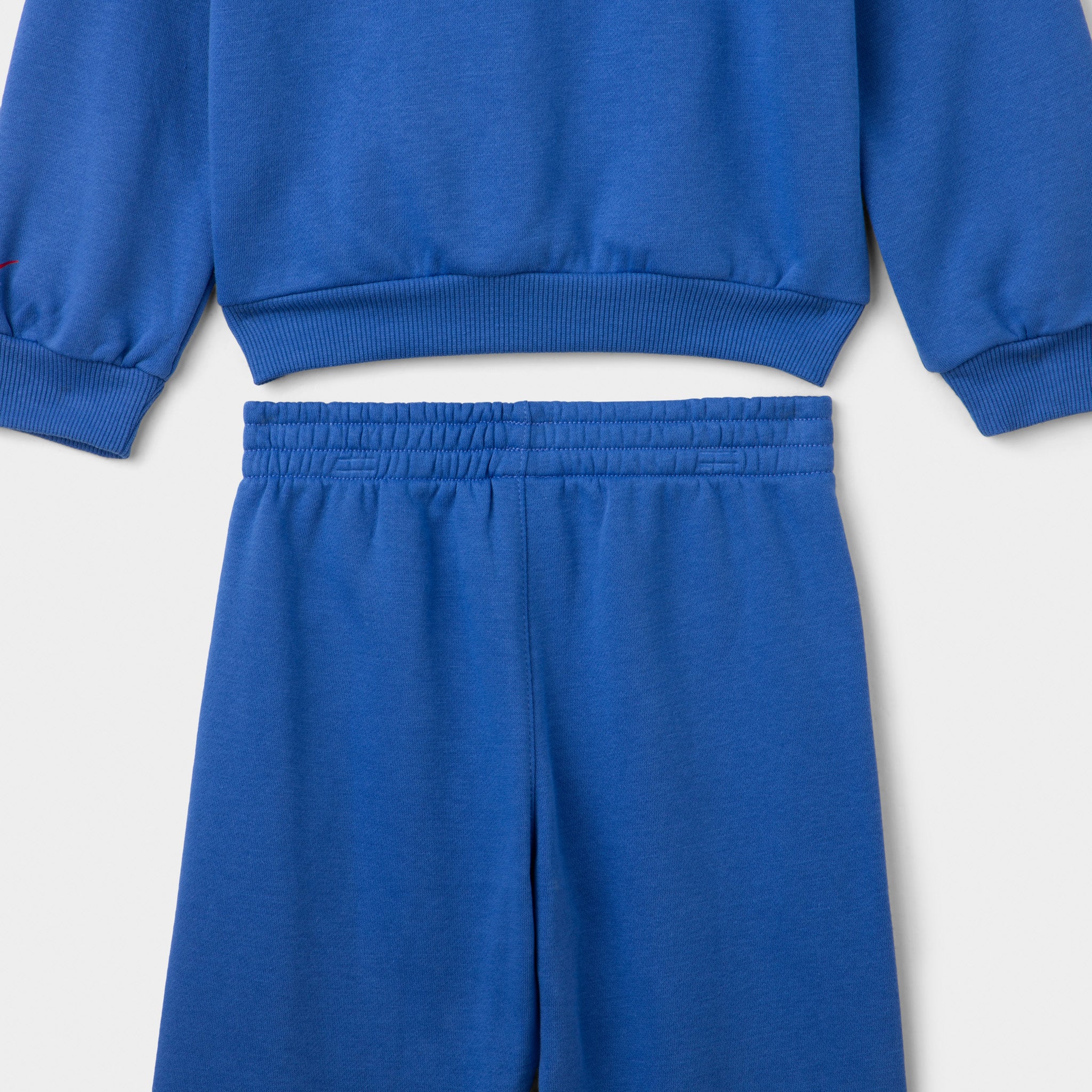 Nike Sporstwear Childrens' HBR GFX Crew Pant Set Comet Blue / White - Gym Red - Image 8