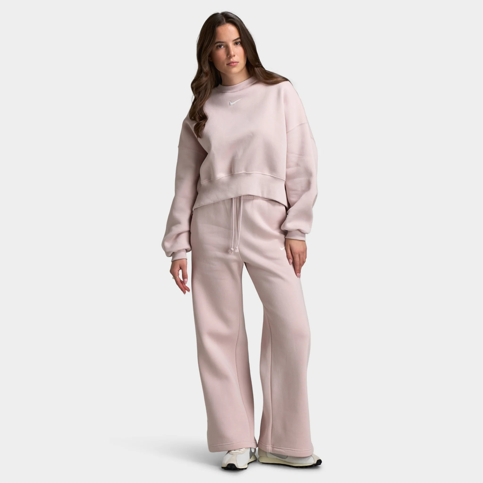 Nike Sporstwear Women's Phoenix Fleece High Rise Pants Wide / Silt Red - Image 6
