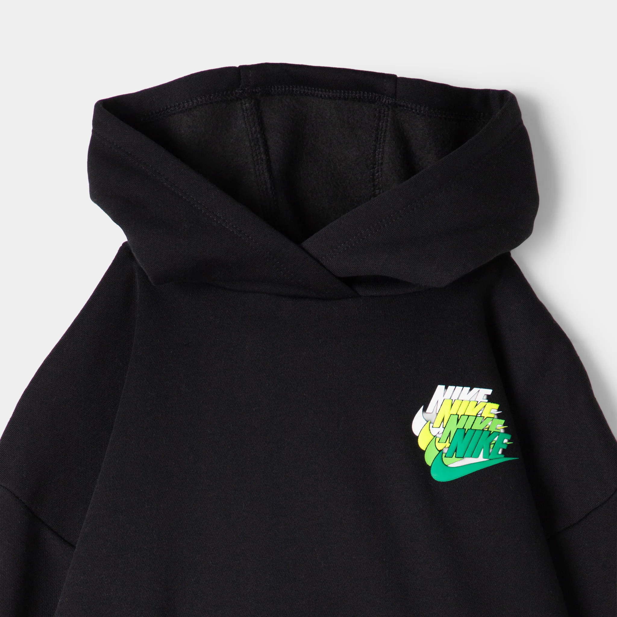 Nike Sportswear Children's Fleece Pullover Pant Set / Black - Image 5