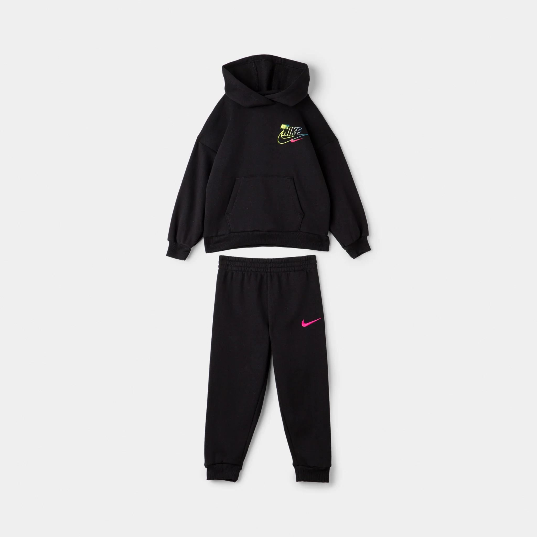 Nike Sportswear Children's Glow Fleece Set / Black - Image 10