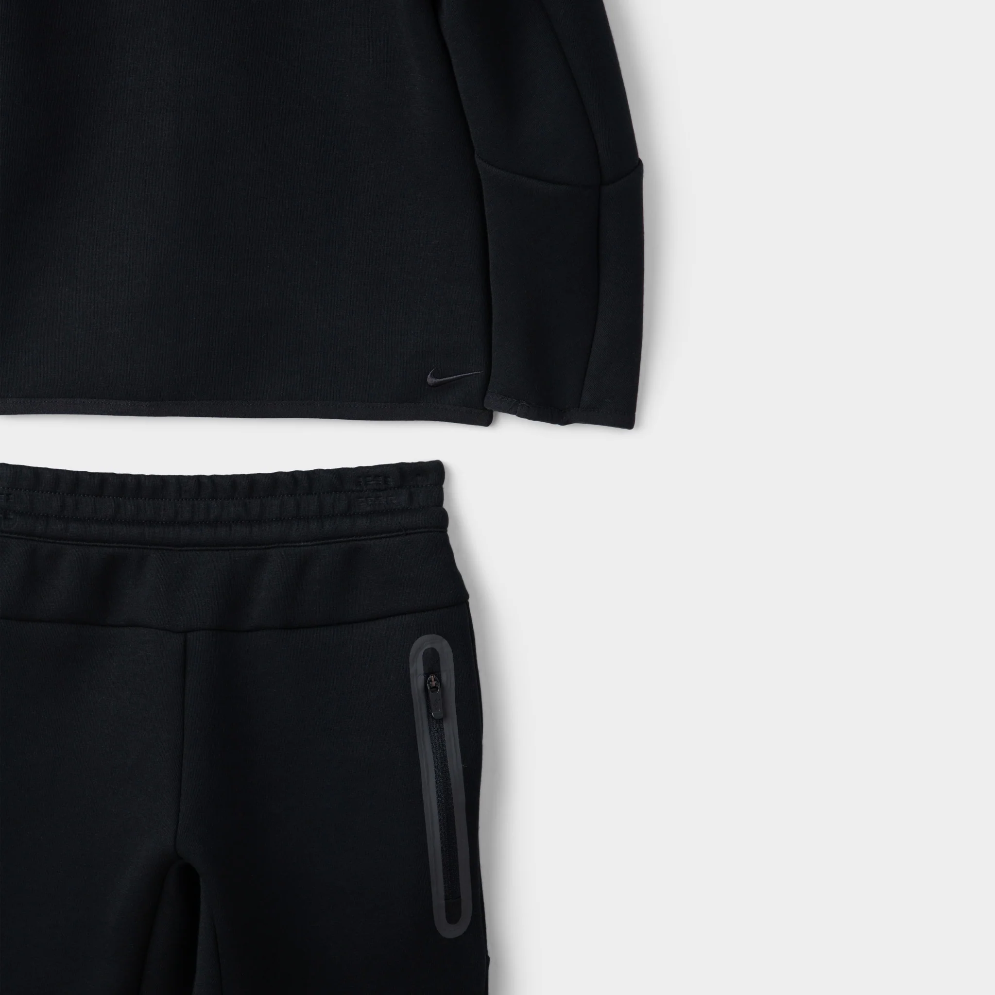 Nike Sportswear Children's Tech Fleece Full Zip Hoodie Set / Black - Image 10