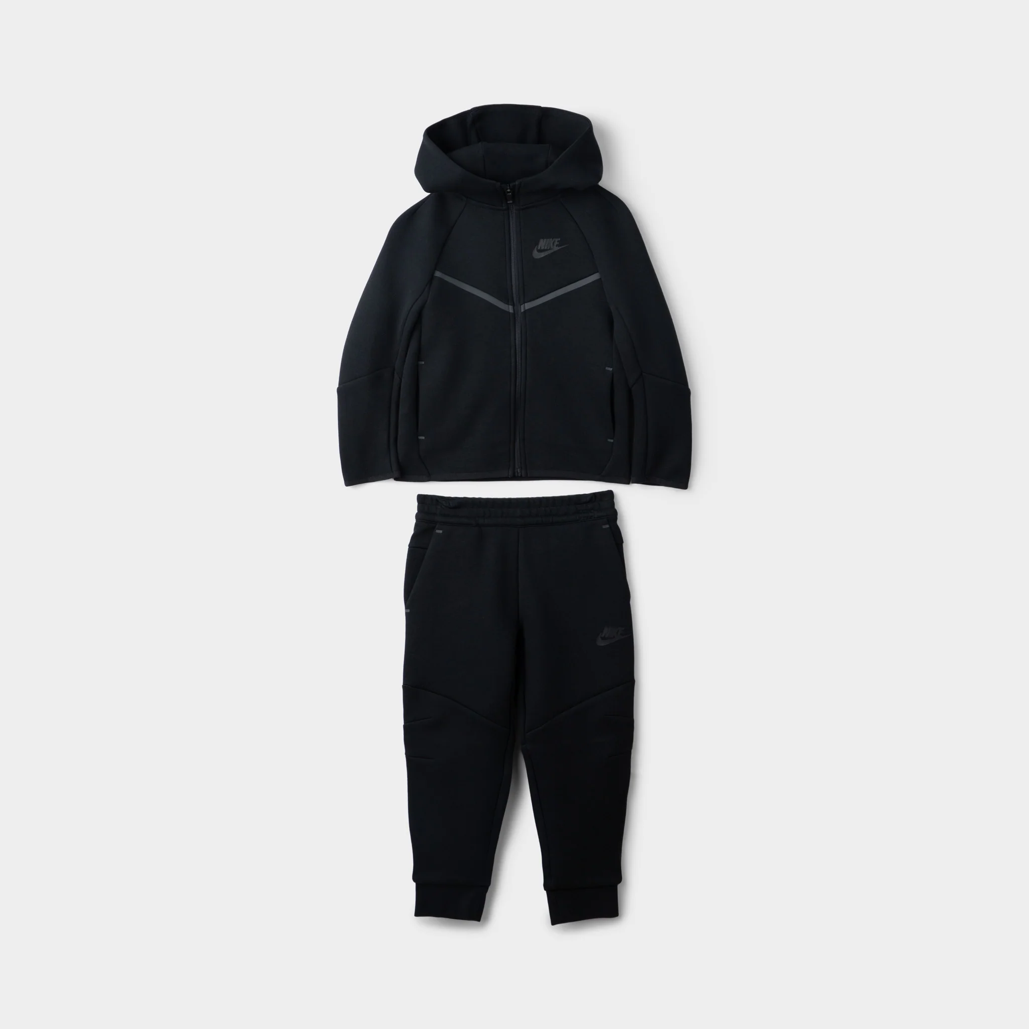 Nike Sportswear Children's Tech Fleece Full Zip Hoodie Set / Black - Image 2