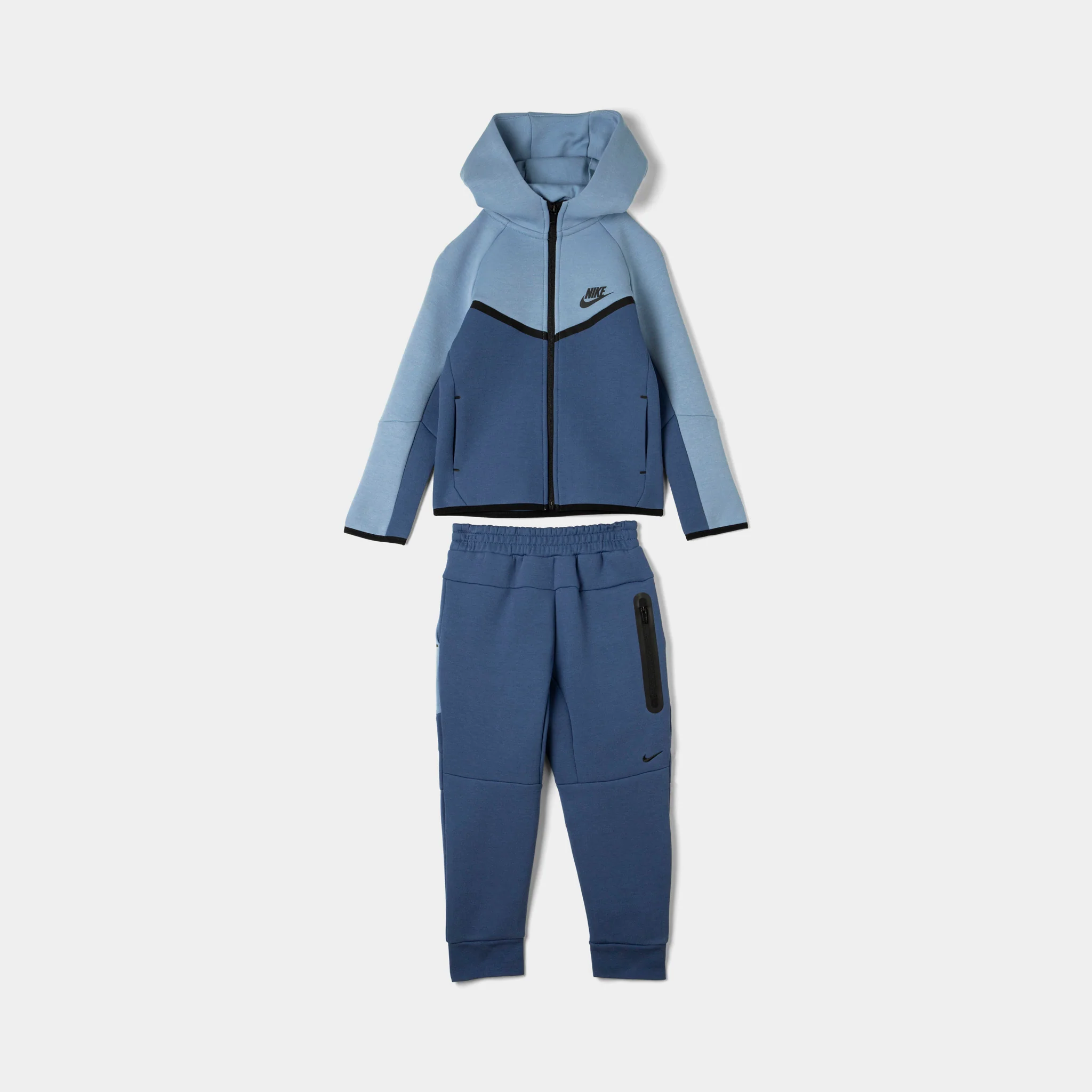 Nike Sportswear Children's Tech Fleece Fullzip Set / Work Blue - Image 6