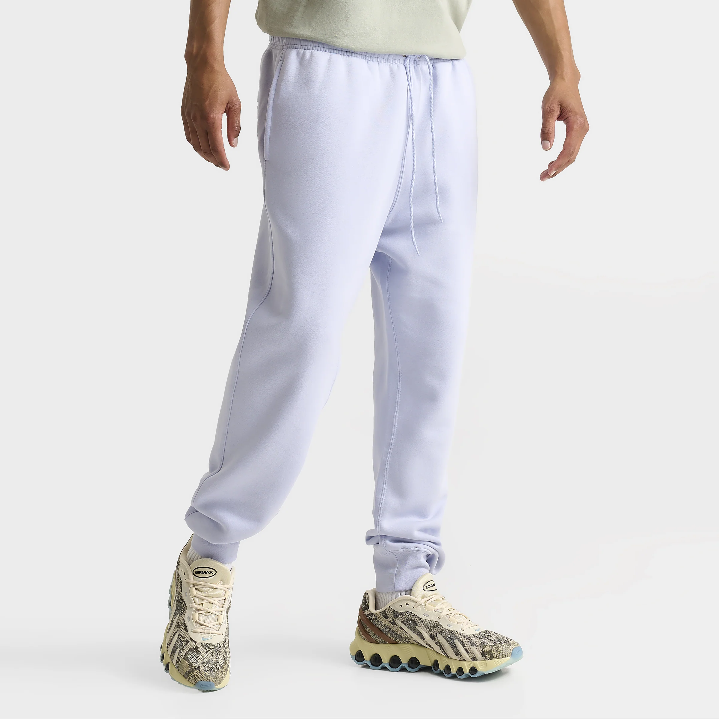 Nike Sportswear Club Fleece Joggers Ghost / White - Image 3