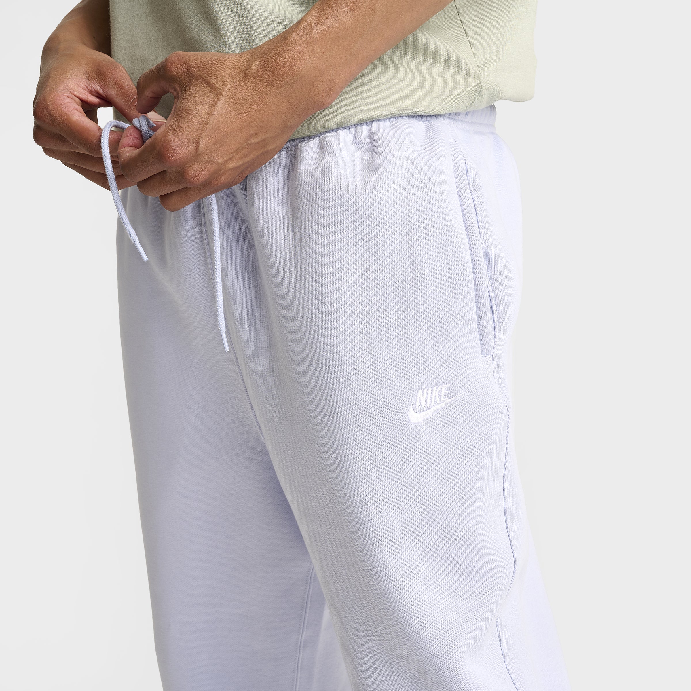 Nike Sportswear Club Fleece Joggers Ghost / White - Image 4