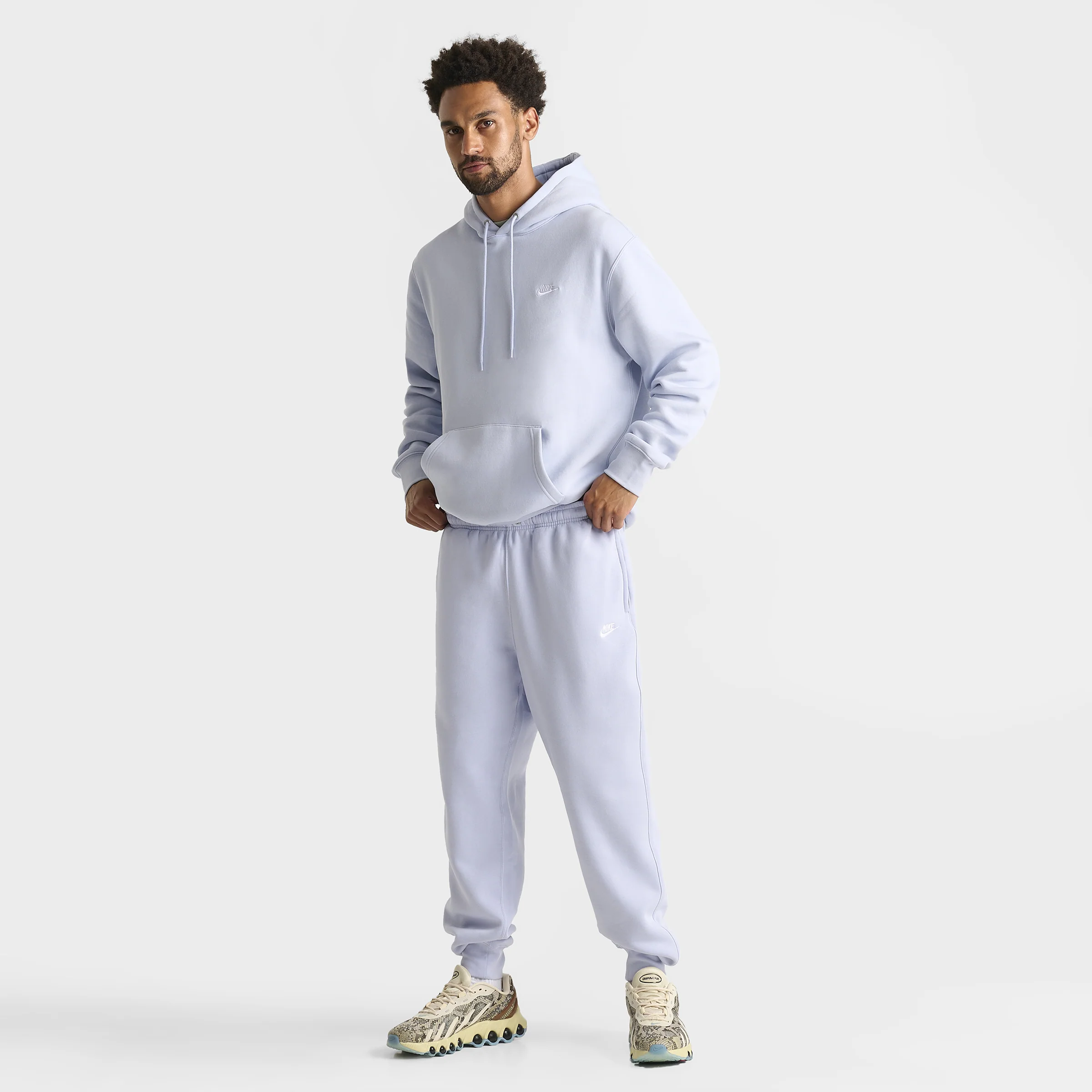 Nike Sportswear Club Fleece Joggers Ghost / White - Image 5