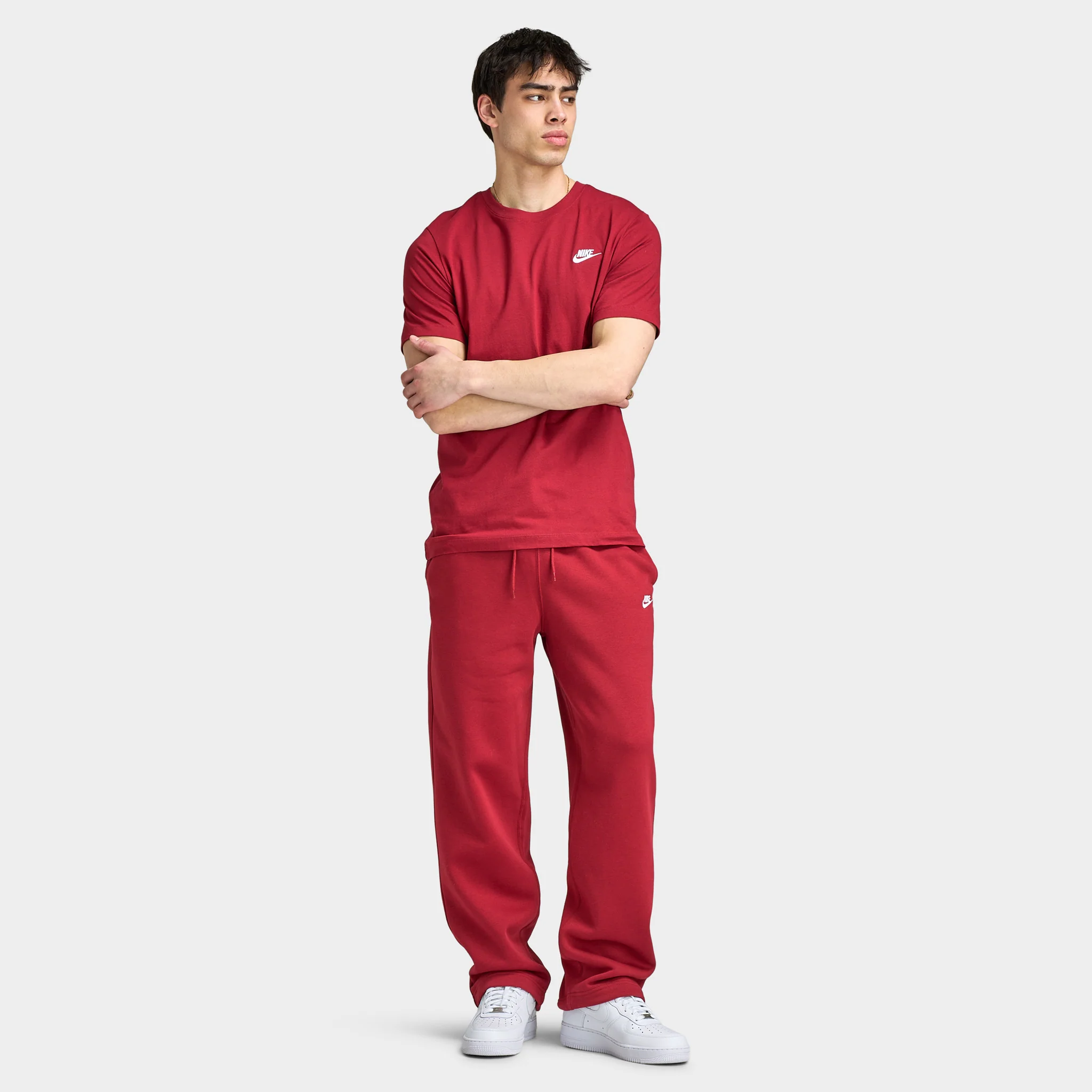 Nike Sportswear Club Fleece Bungee Pants / Red - Image 6
