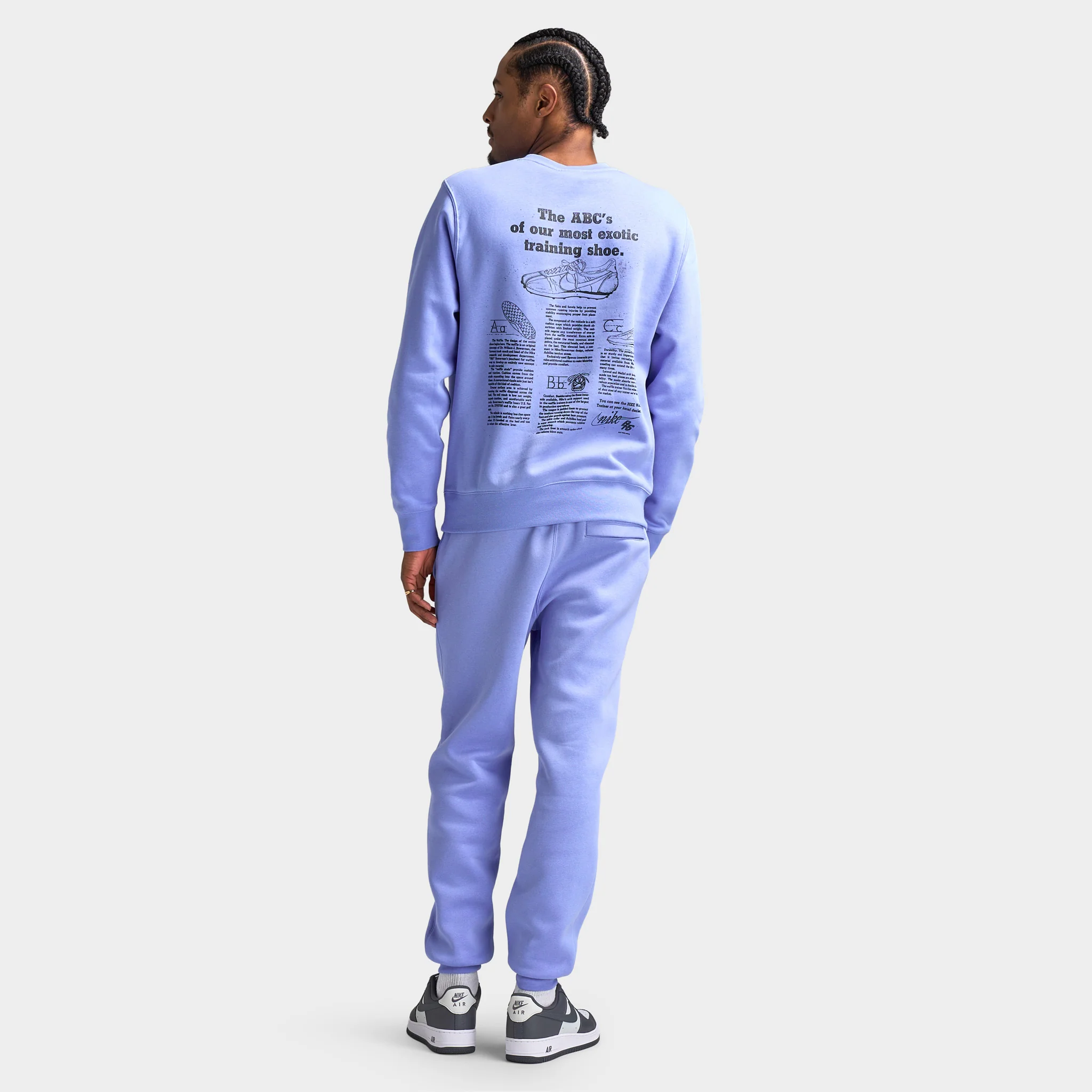 Nike Sportswear Club Fleece Crew Sweatshirt / Blue - Image 2