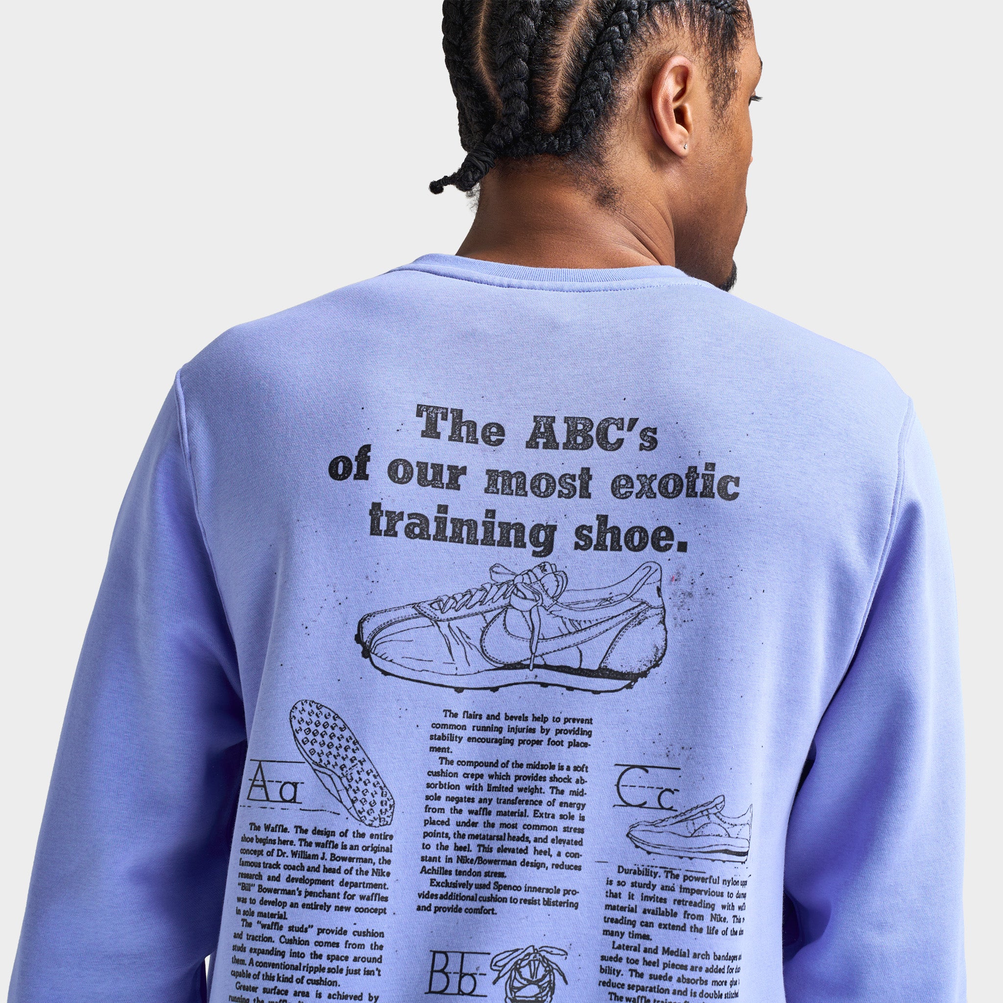 Nike Sportswear Club Fleece Crew Sweatshirt / Blue - Image 4