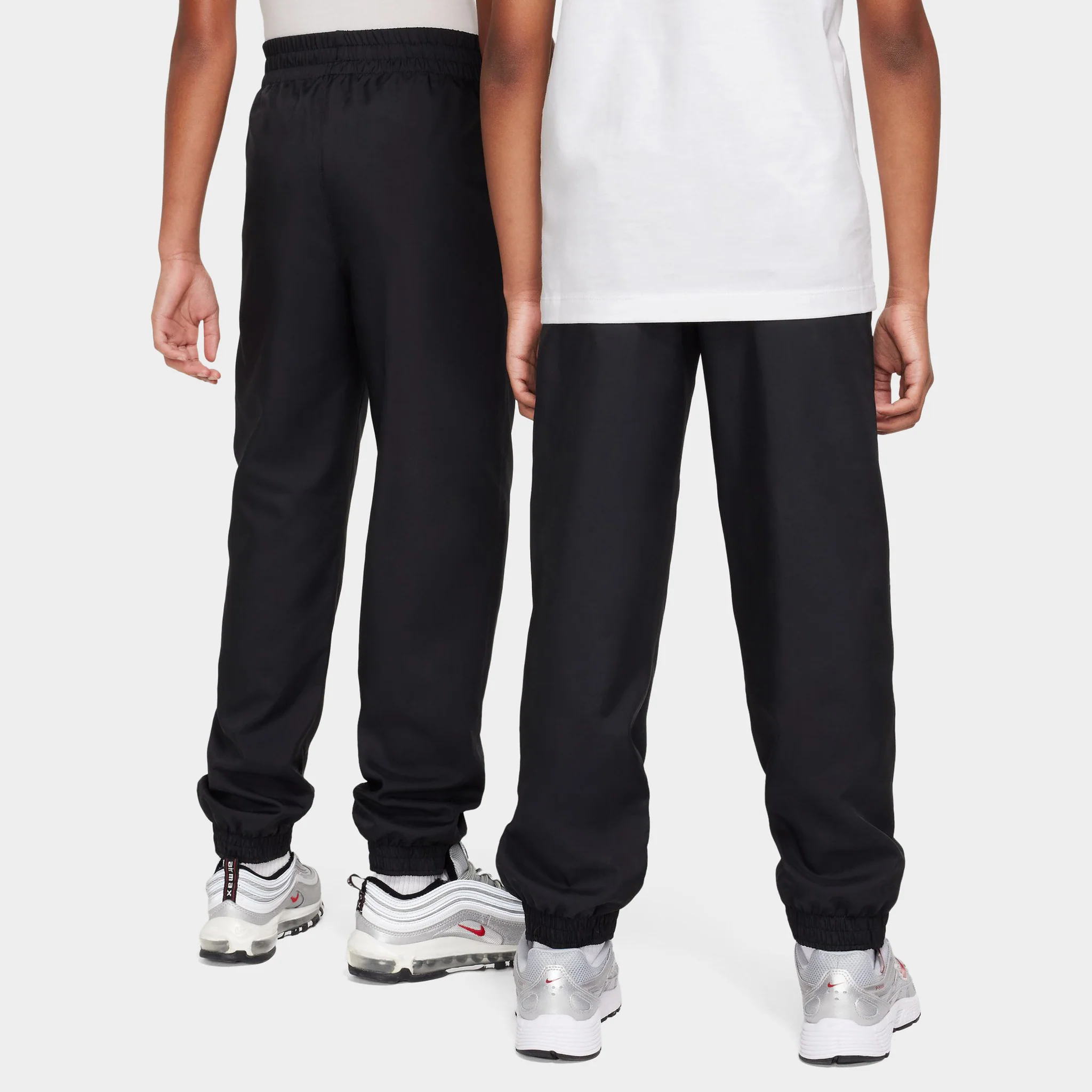 Nike Sportswear Club Juniors' Woven Joggers Black / White - Image 2