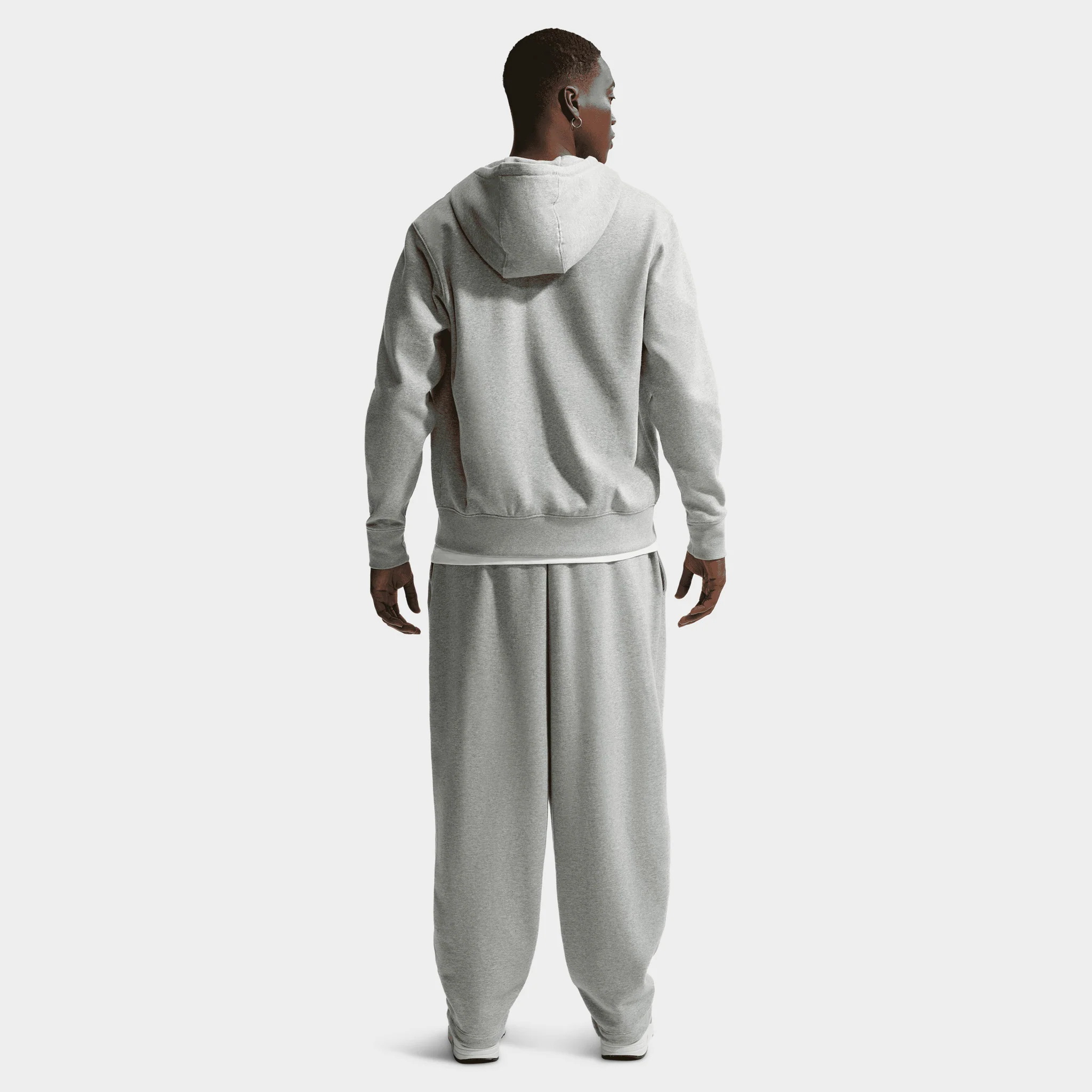 Nike Sportswear Club Oversized French Terry Pants / Grey Heather - Image 4