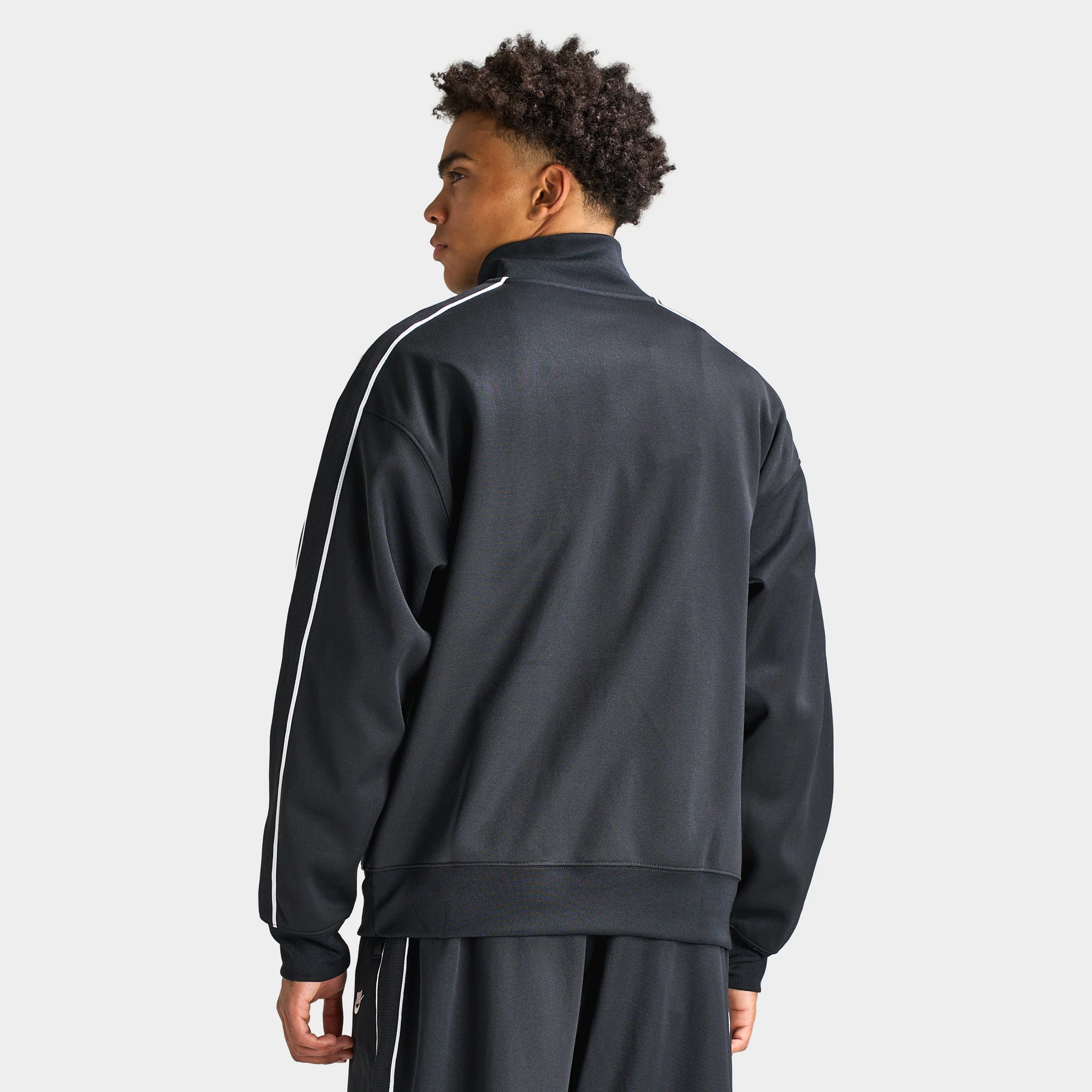 Nike Sportswear Club Oversized Knit Tracksuit Jacket / Black - Image 2
