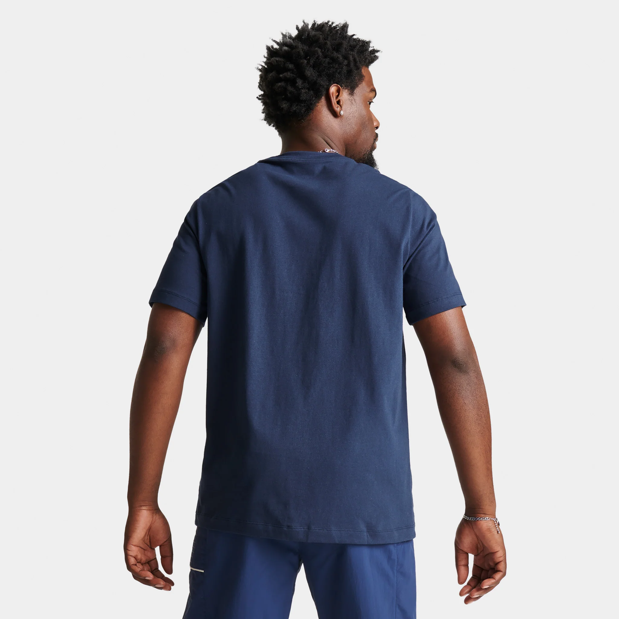 Nike Sportswear Club T-shirt Midnight Navy / White - Image 2