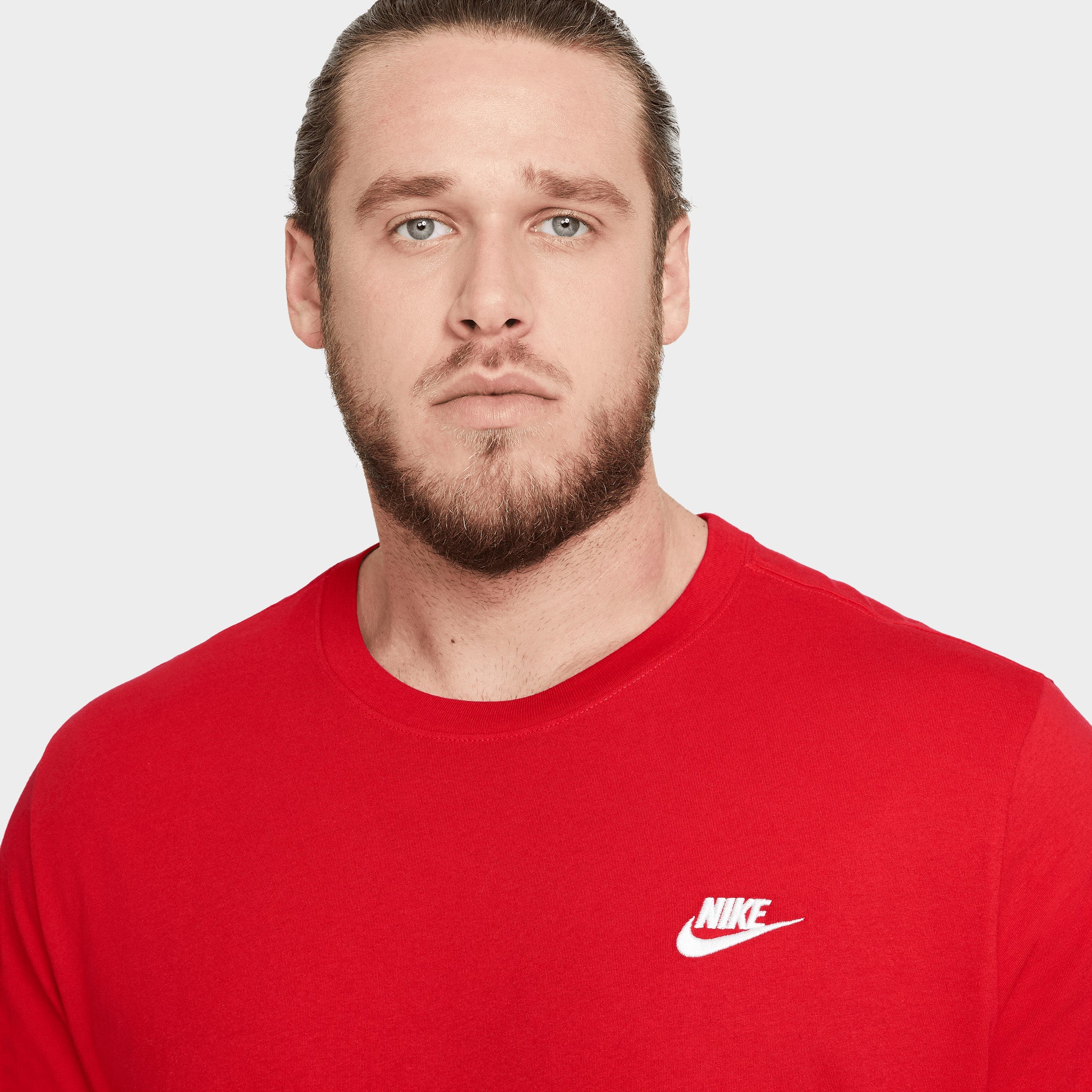 Nike Sportswear Club T-shirt University Red / White - Image 3