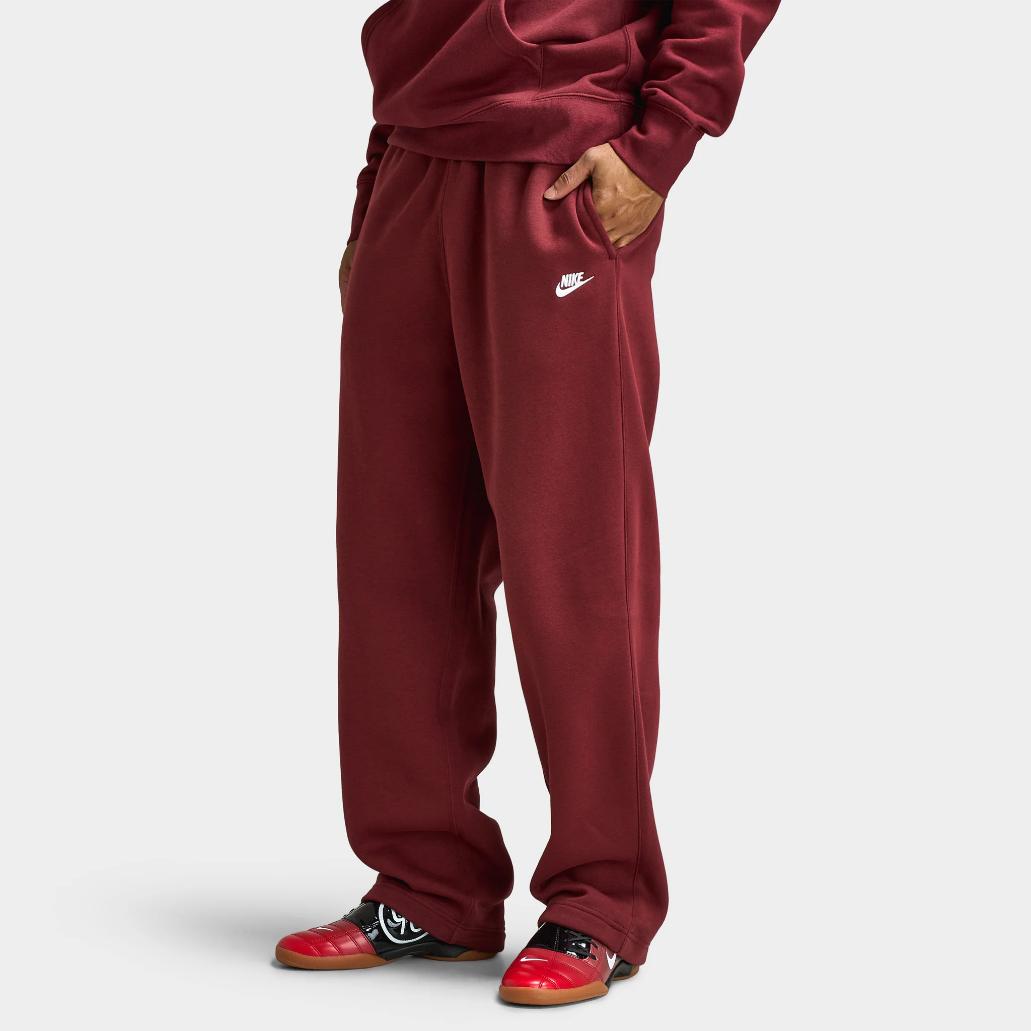 Nike Sportswear Fleece Bungee Pants / Dark Team Red - Image 3