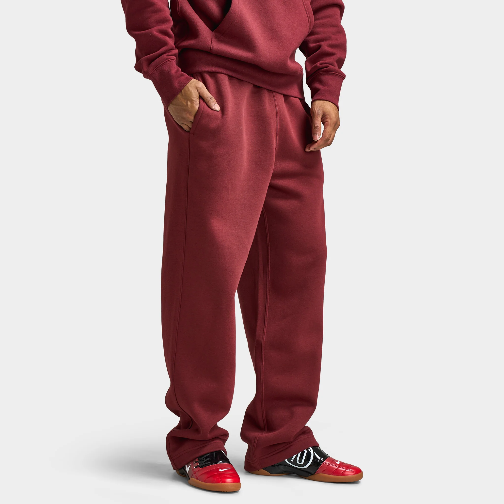 Nike Sportswear Fleece Bungee Pants / Dark Team Red - Image 4