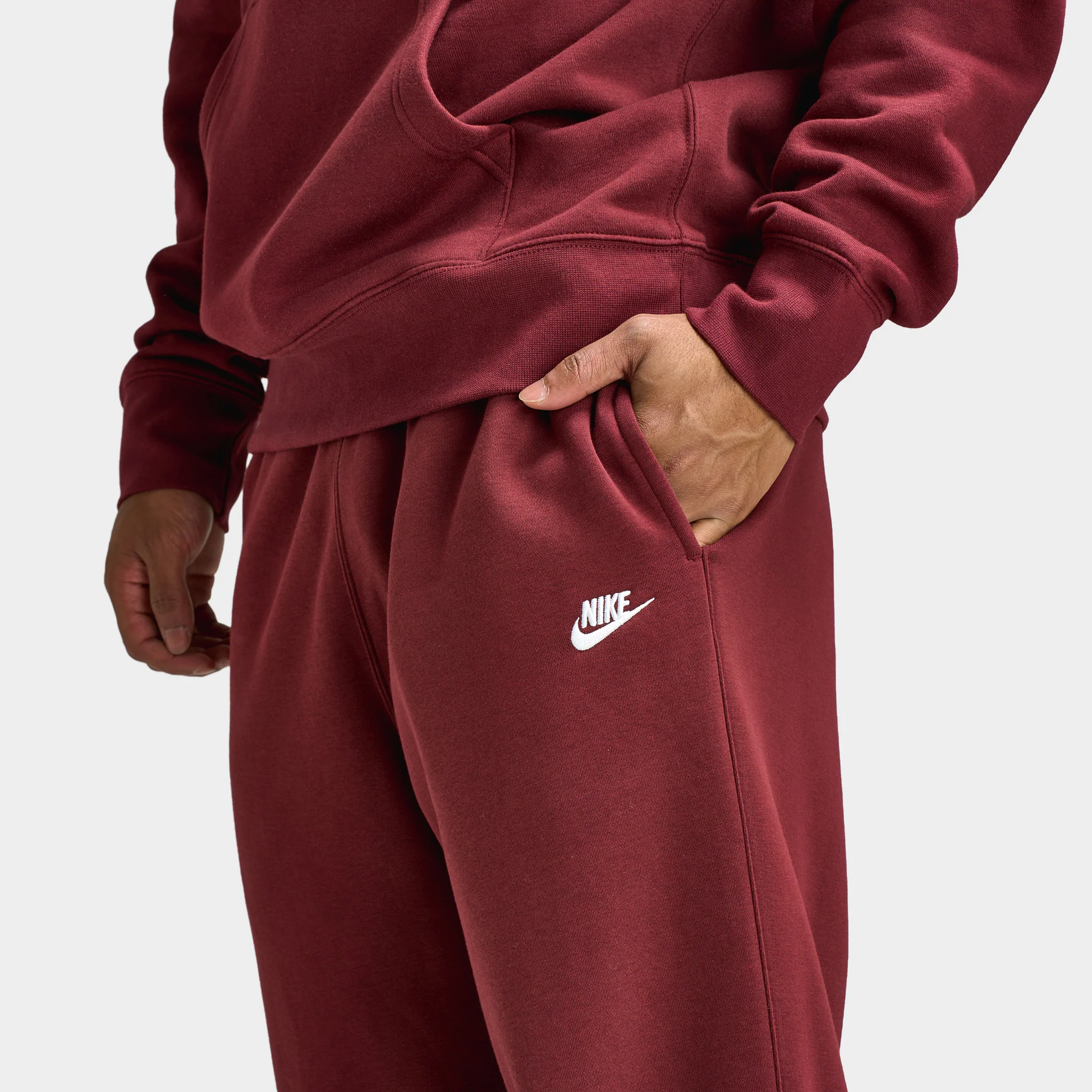 Nike Sportswear Fleece Bungee Pants / Dark Team Red - Image 5