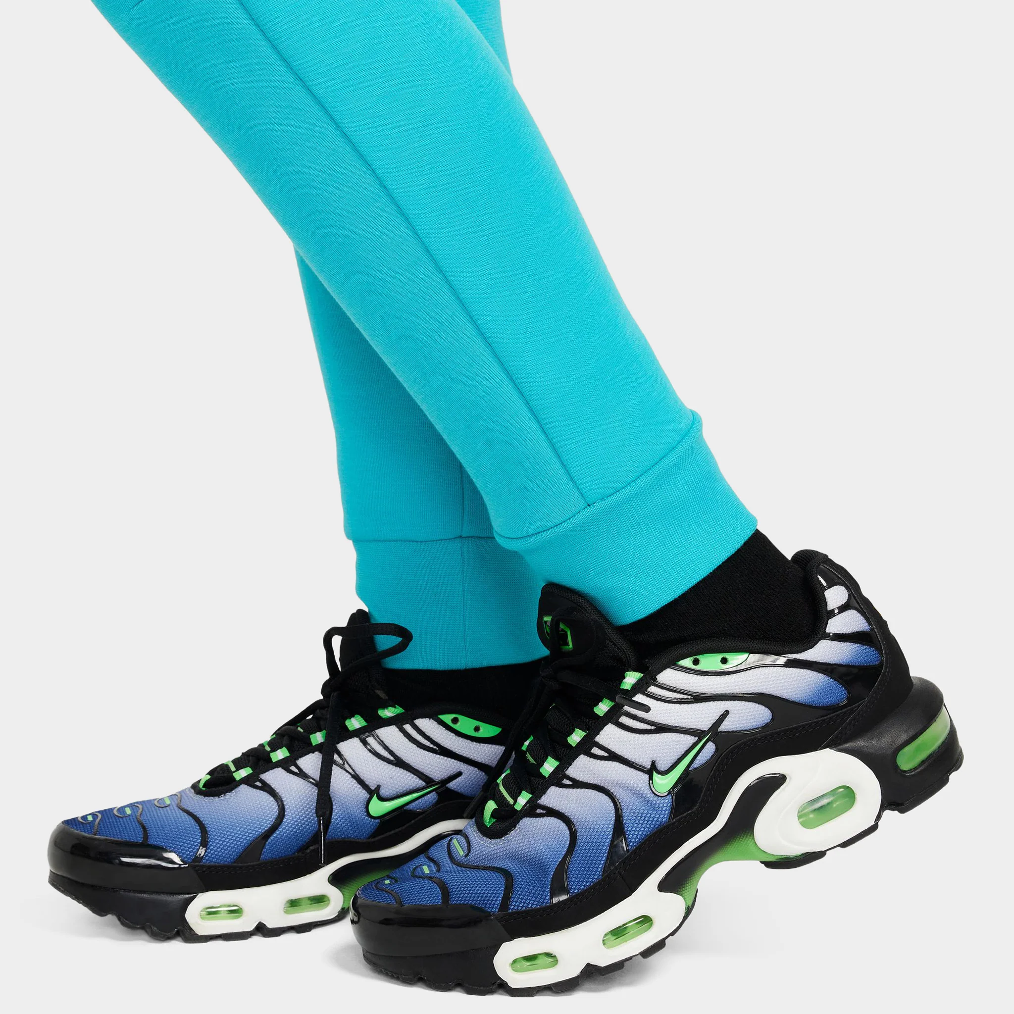 Nike Sportswear Junior boys' Tech Fleece Joggers Dusty cactus / Obsidian - Black - Image 6