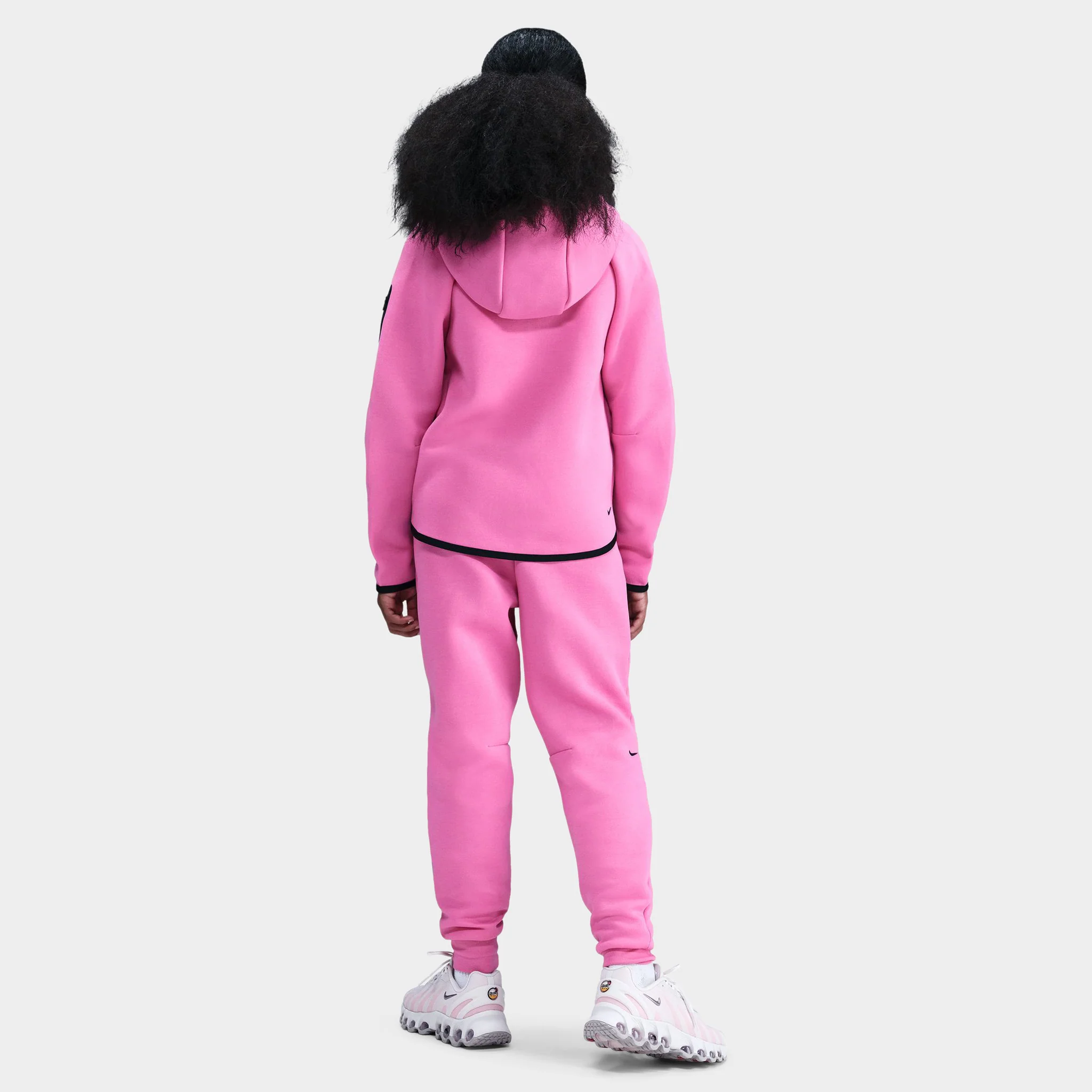 Nike Sportswear Junior Girls' Tech Fleece Hoodie Full Zip / Playful Pink - Image 4