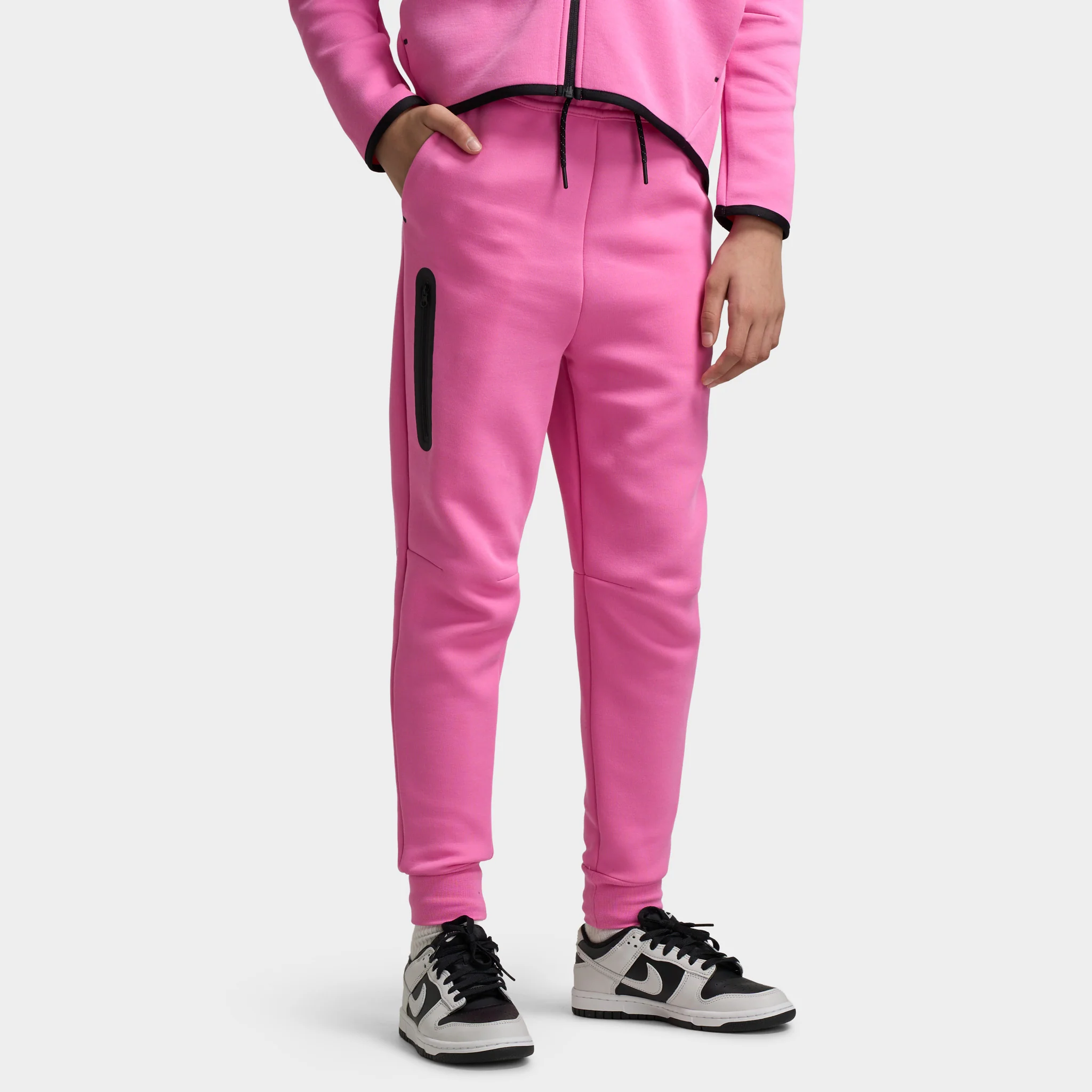 Nike Sportswear Junior Girls' Tech Fleece Joggers / Playful Pink - Image 4