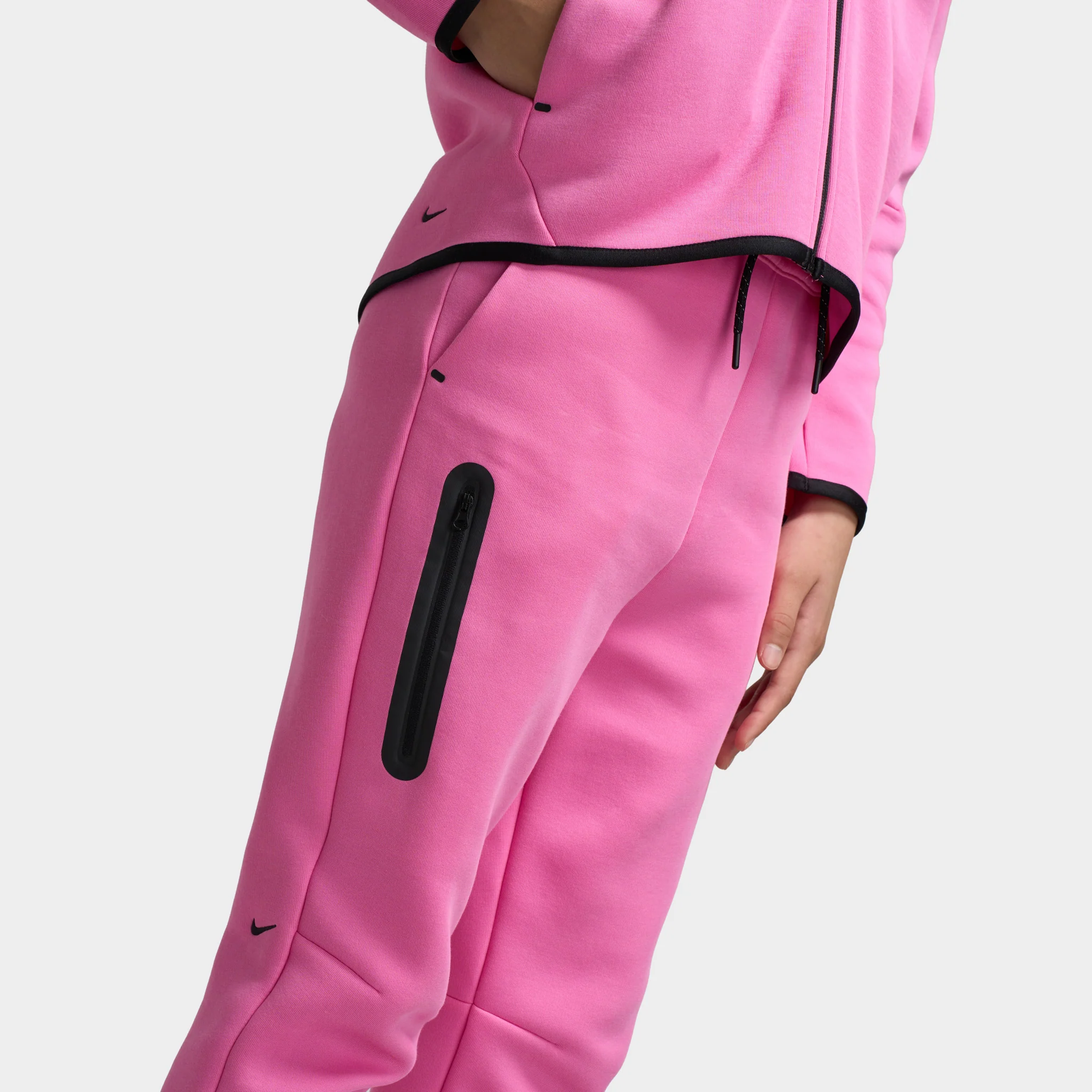 Nike Sportswear Junior Girls' Tech Fleece Joggers / Playful Pink - Image 5