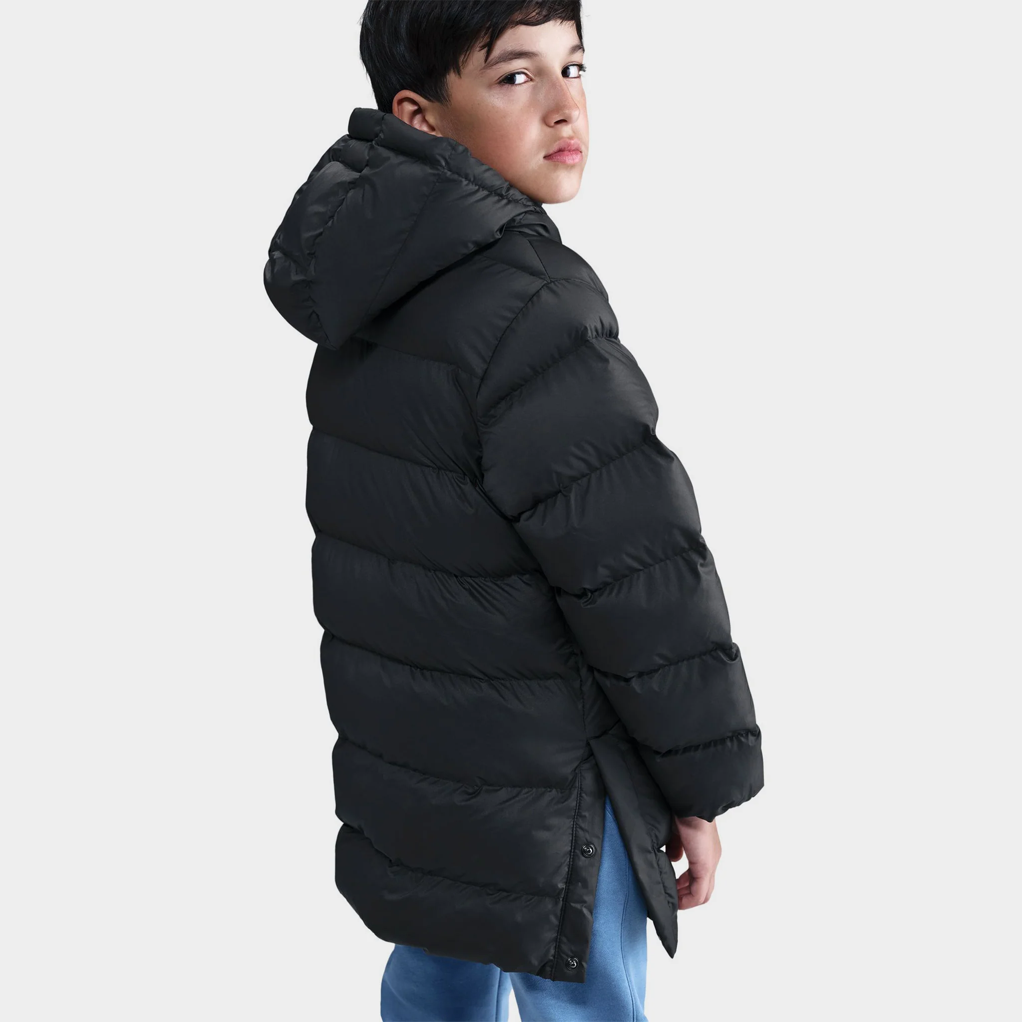 Nike Sportswear Juniors' ADP Therma-FIT Puffer Jacket Black / White - Image 4